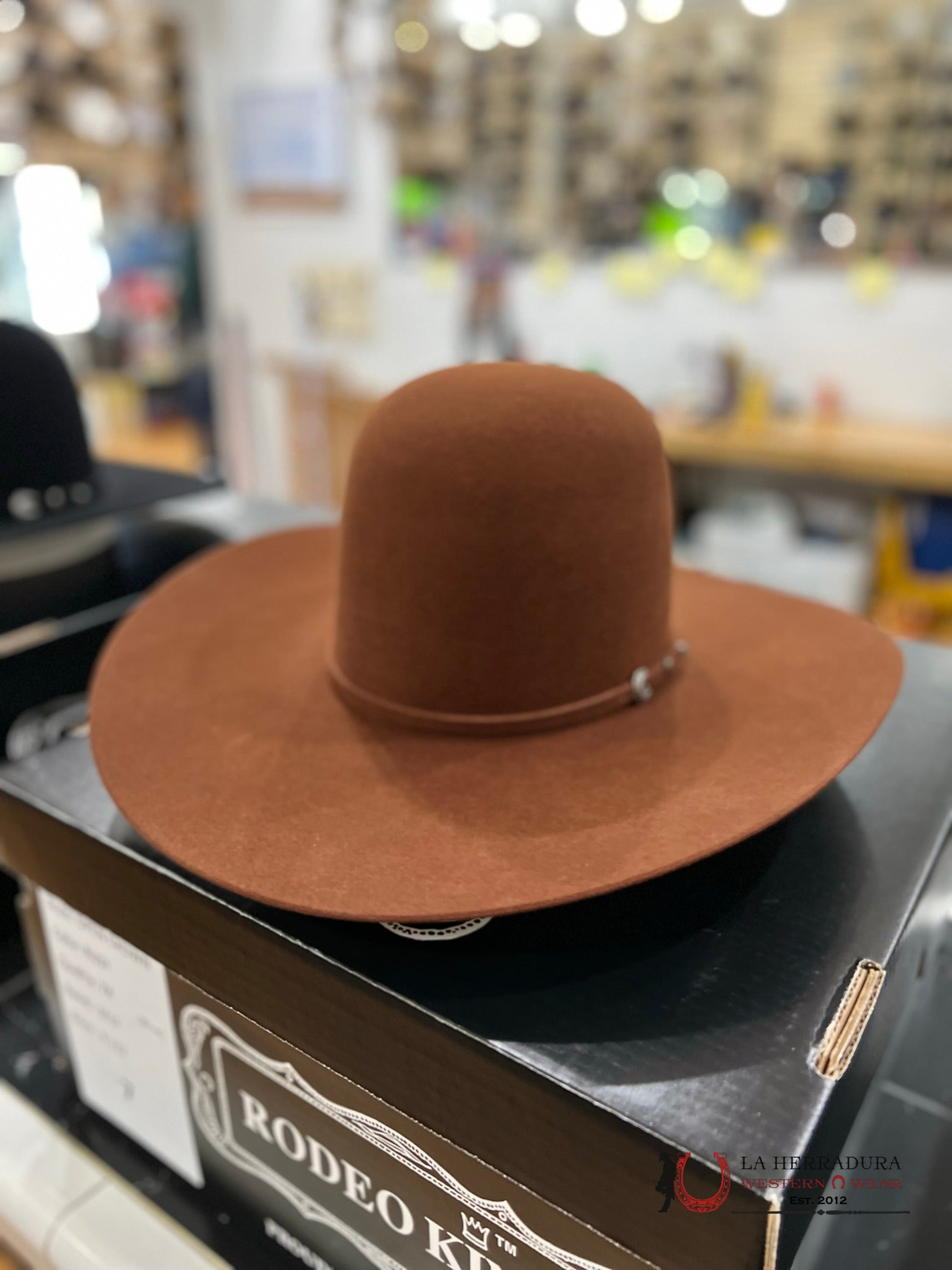 Cowboy Hat Rodeo King 7X Rust Tejana