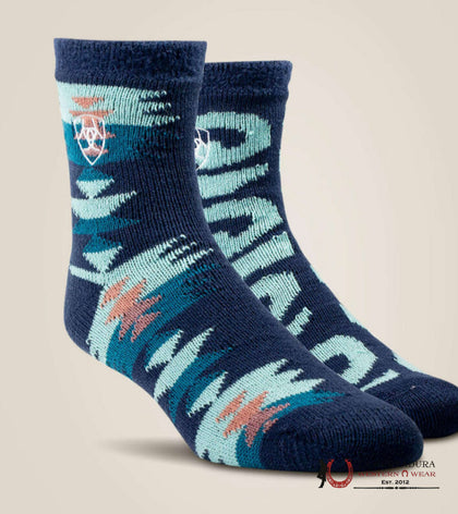 Cozy Aloe-Infused House Sock 2 Pair Multi Color Pack 10042675