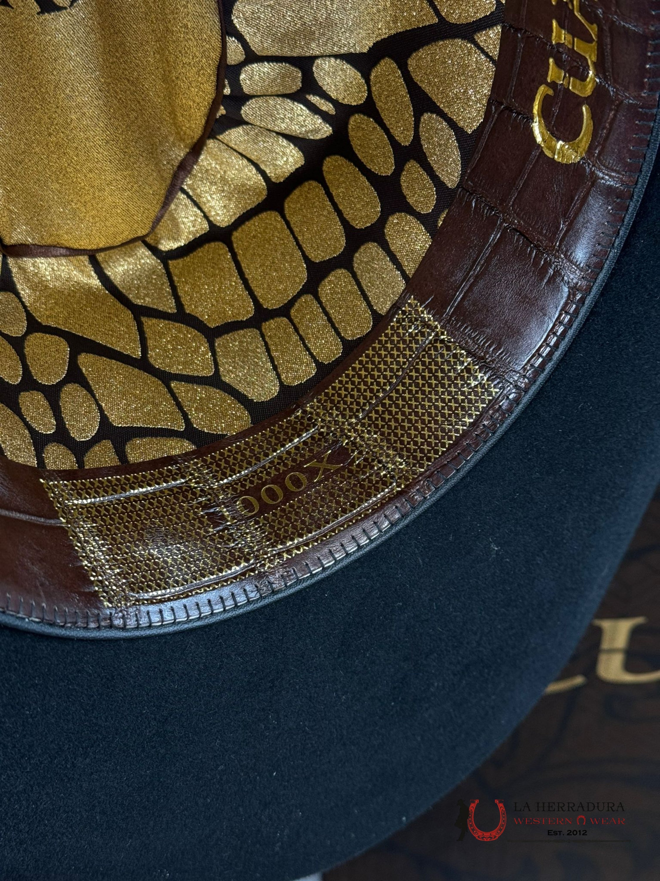 Cuadra 1000X The King Black Felt Hat Tejana