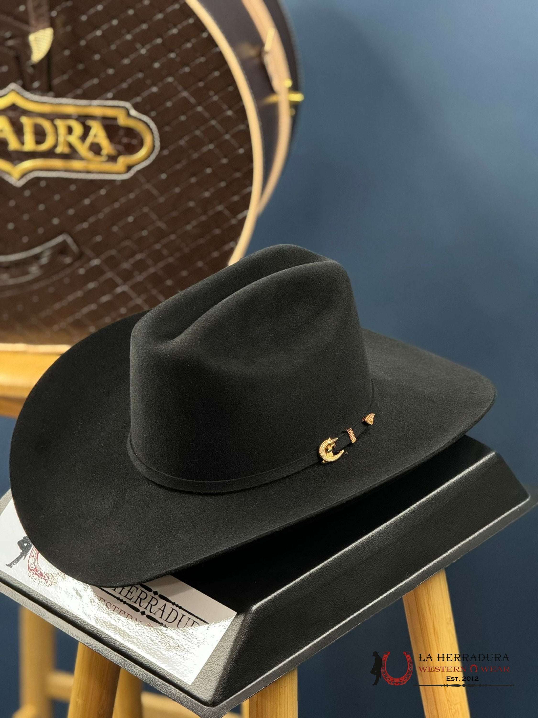 CUADRA 1000X THE KING BLACK FELT HAT