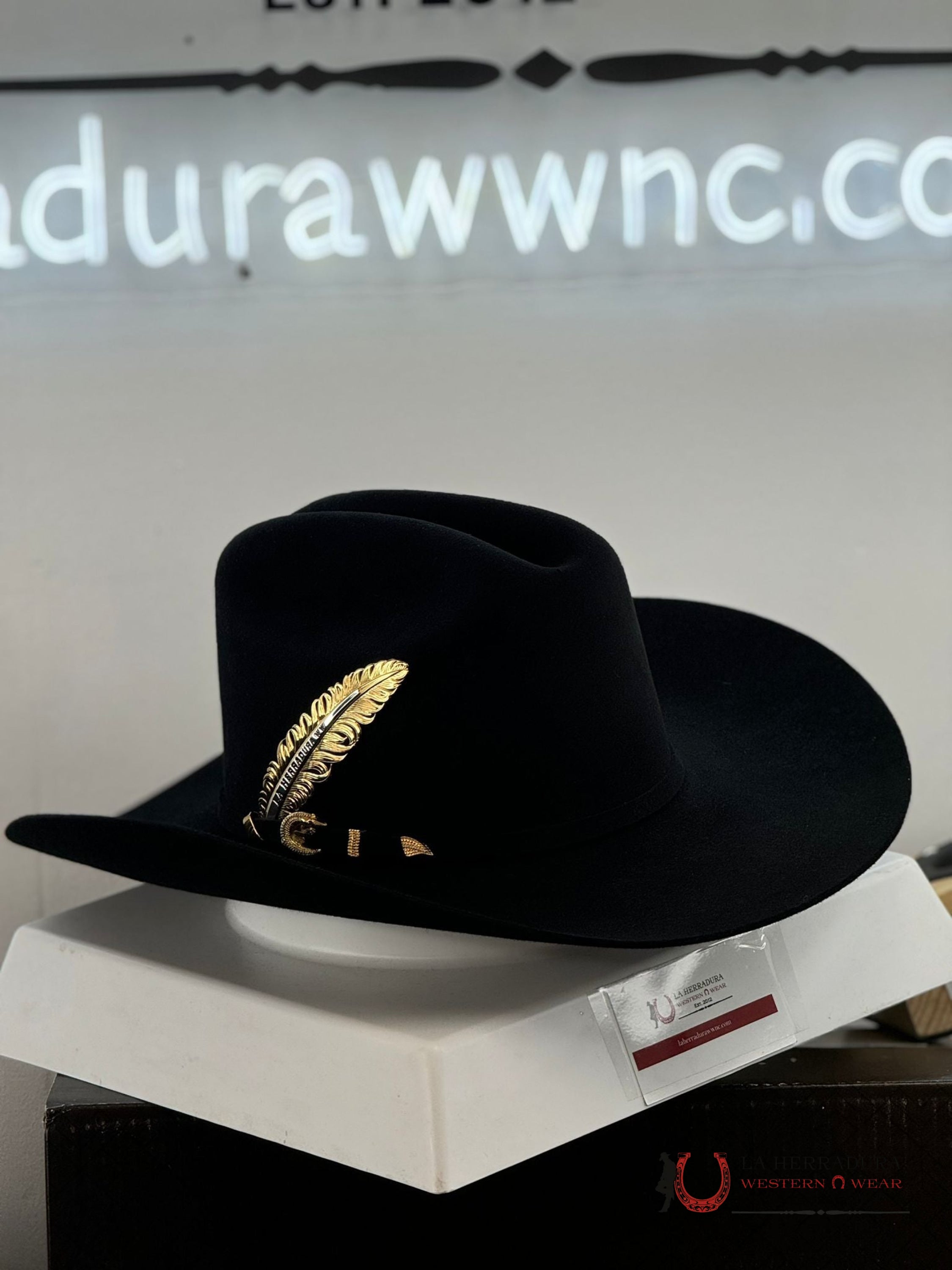 Cuadra 1000X The King Black Felt Hat Tejana