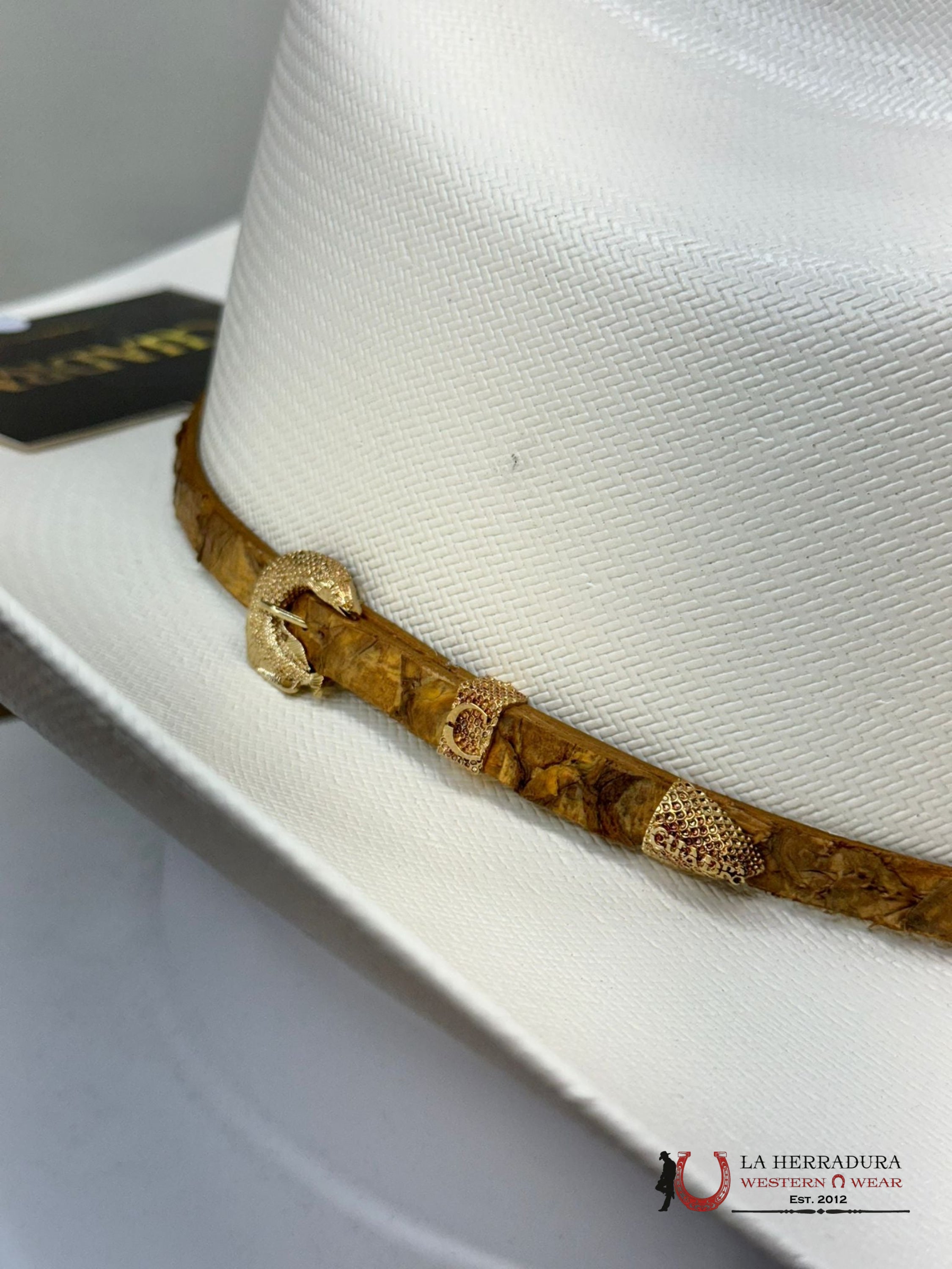 Cuadra 200X Fish Ivory Straw Hat Tejana