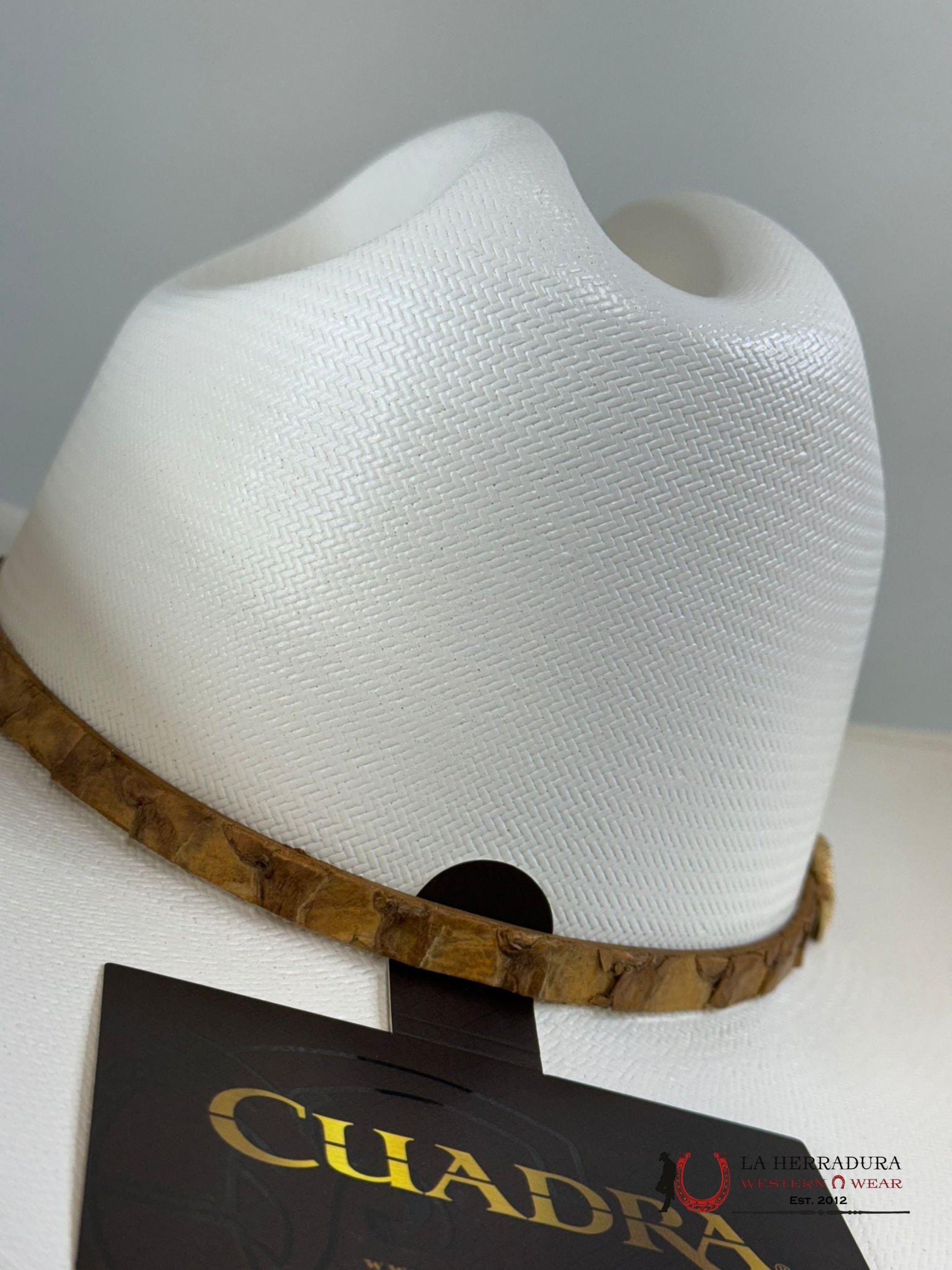 Cuadra 200X Fish Ivory Straw Hat Tejana