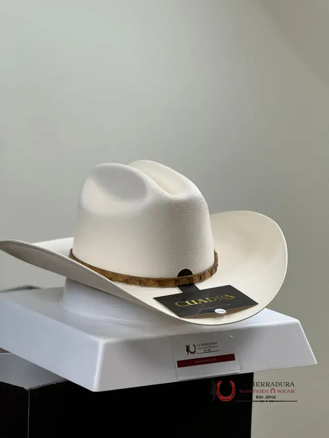 Cuadra 200X Fish Ivory Straw Hat Tejana