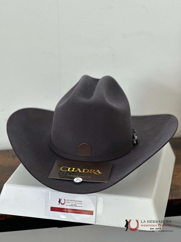 SOMBRERO DE FIELTRO CUADRA 30X STINGRAY GRANITO