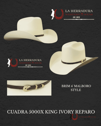 CUADRA 5000X KING IVORY REPARO BRIM 4' MALBORO STYLE