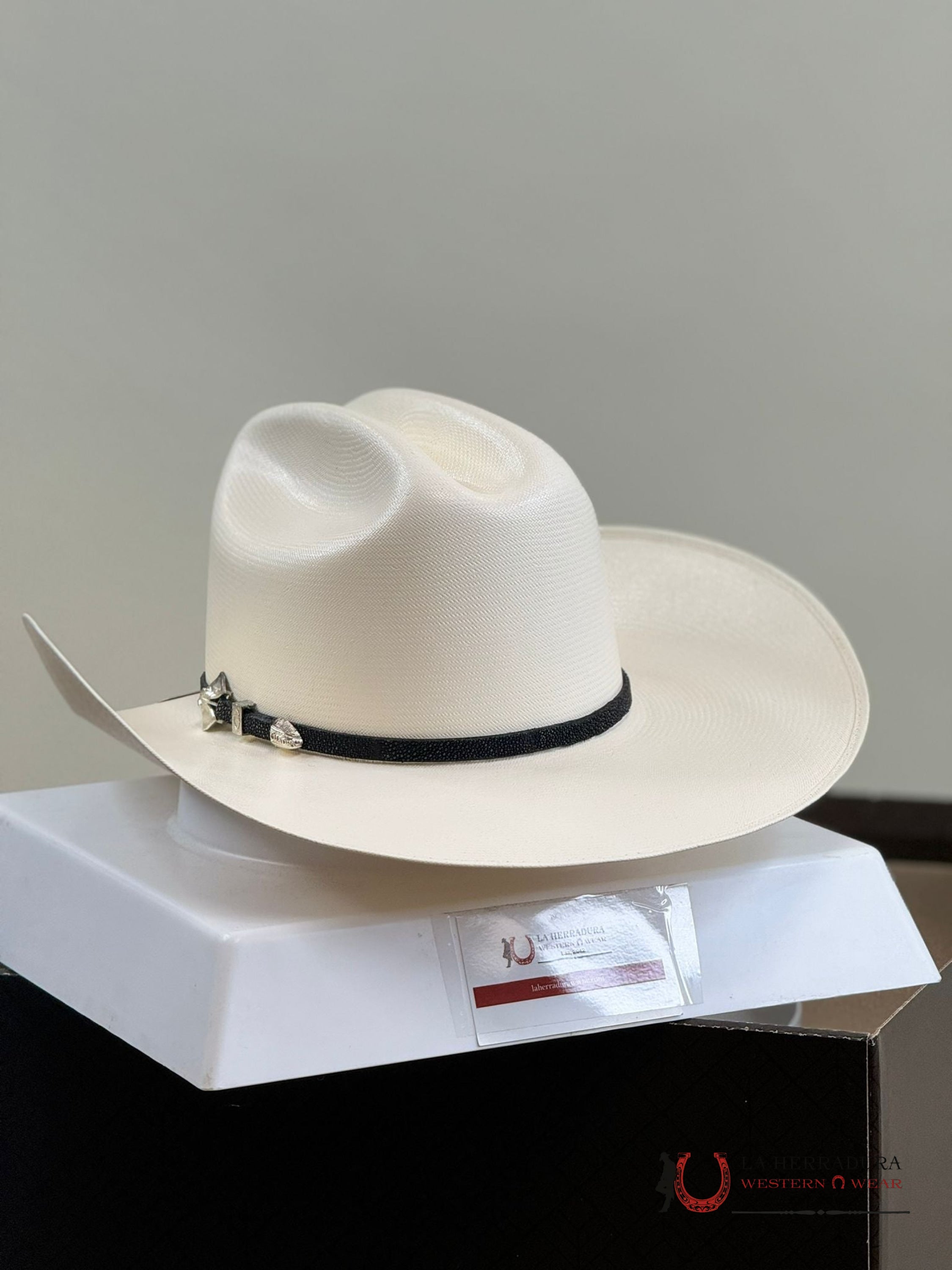 Cuadra 500X Stingray Ivory Straw Hat Tejana