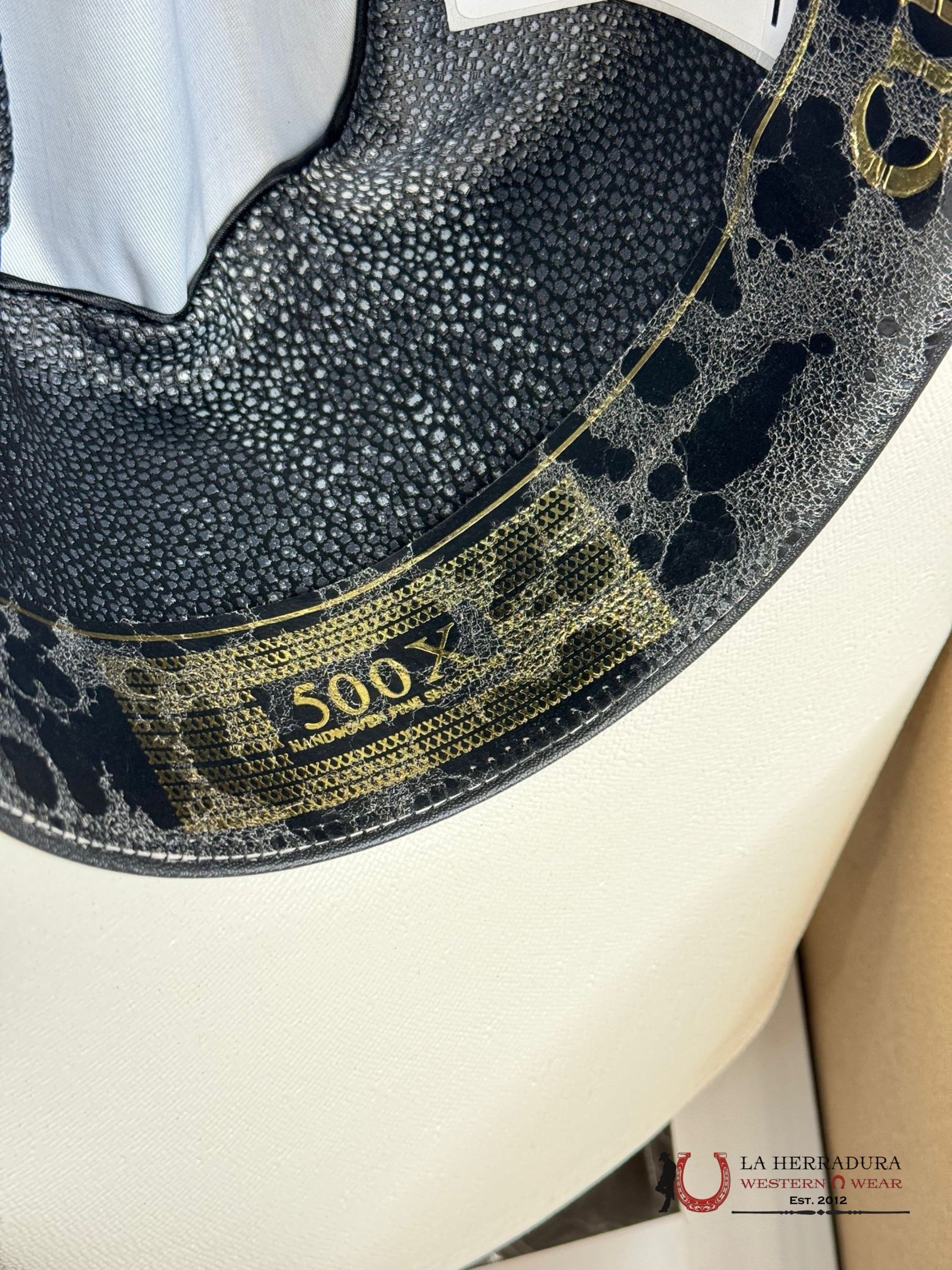 Cuadra 500X Stingray Ivory Straw Hat Tejana