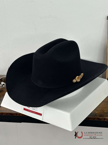 CUADRA 50X FISH CATTLEMAN BLACK FELT HAT