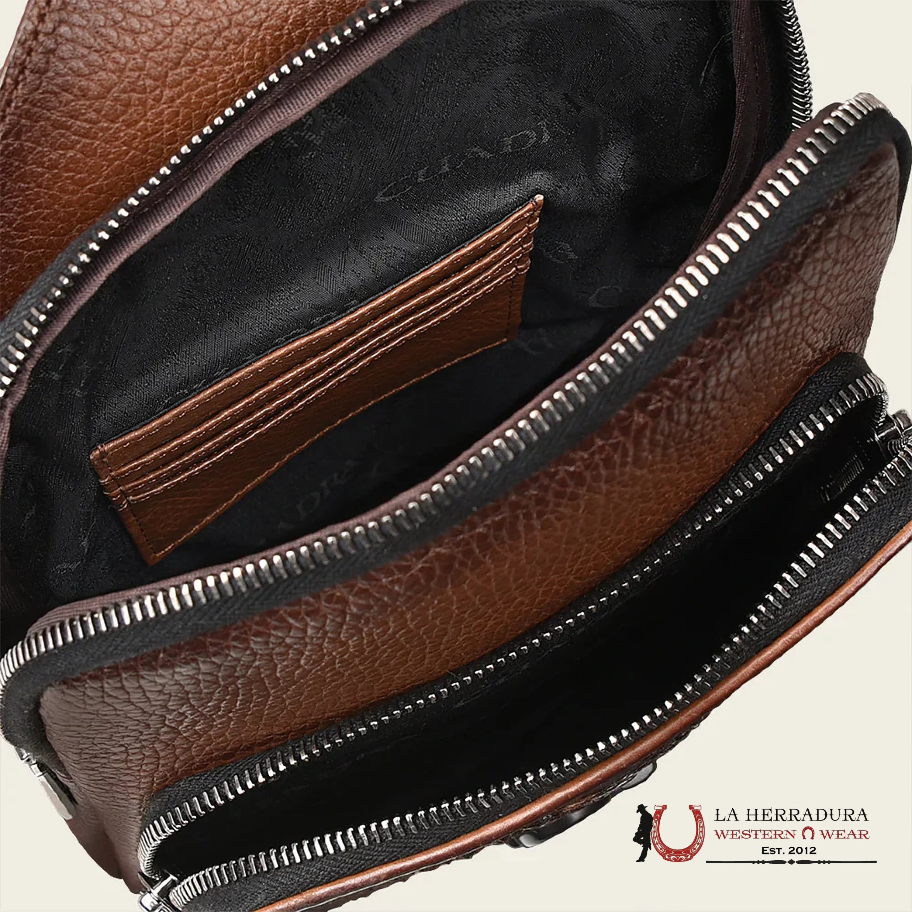 Cuadra BANDOLERA PITON OVER CAFE Crossbody bag Men DU503 ACCESORIOS