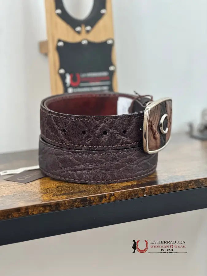 Cuadra Belt Elephant Brown Cafe Castaño Cinturones Hombres