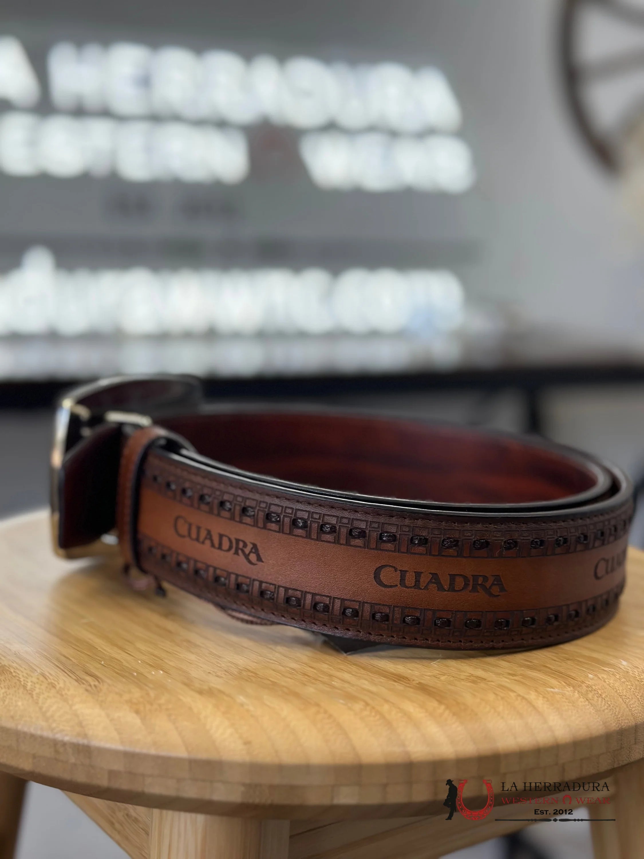 Cuadra Belt Python Brown Castano Cinturones Hombres