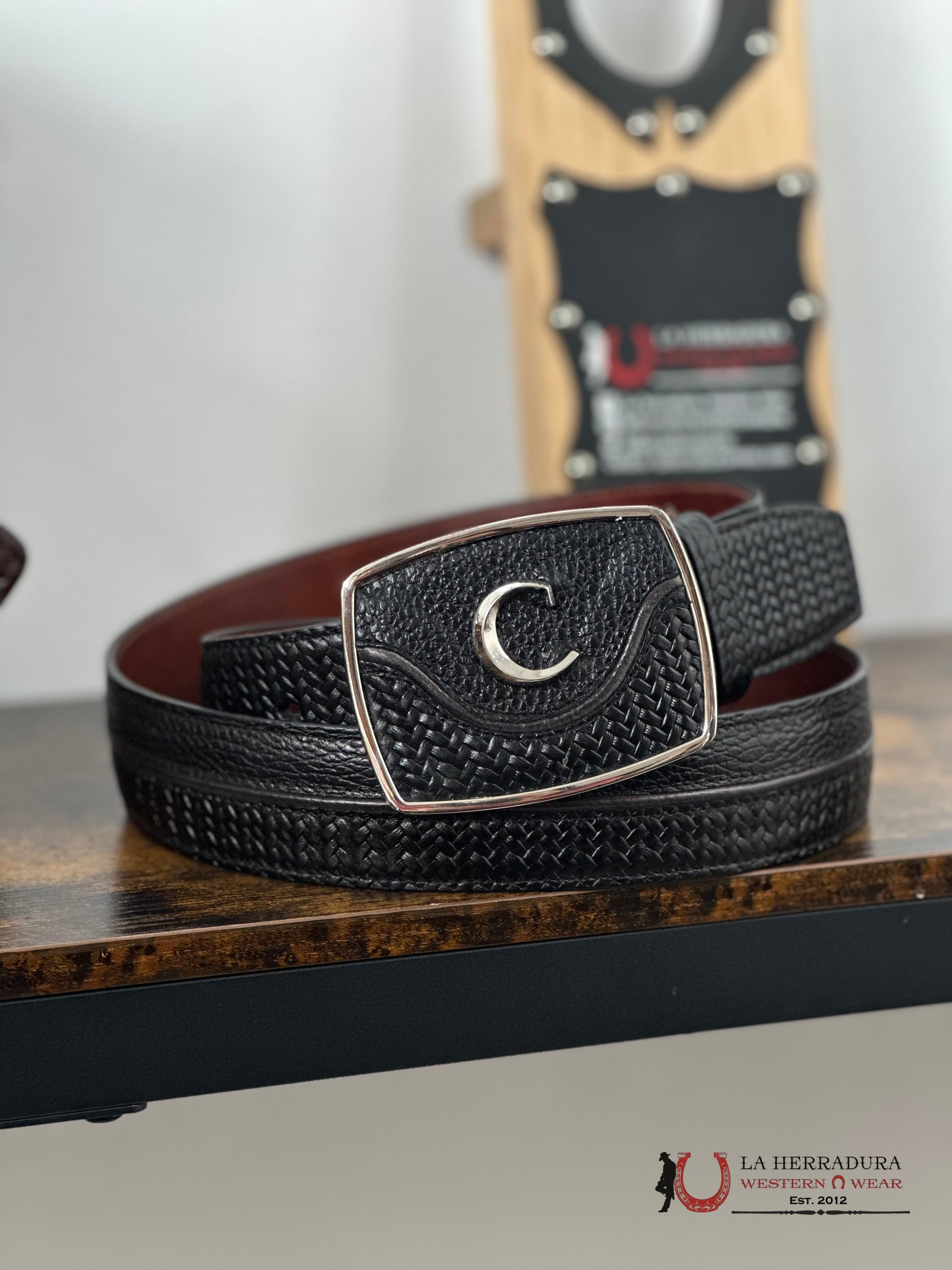 Cuadra Belt Santana Black Cinturones Hombres