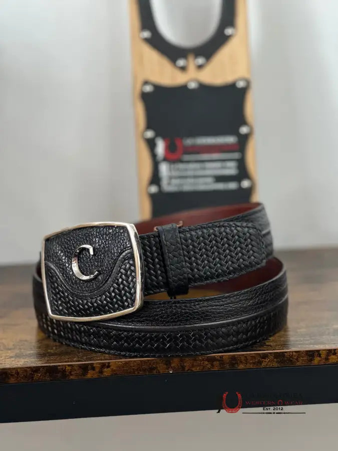 Cuadra Belt Santana Black Cinturones Hombres