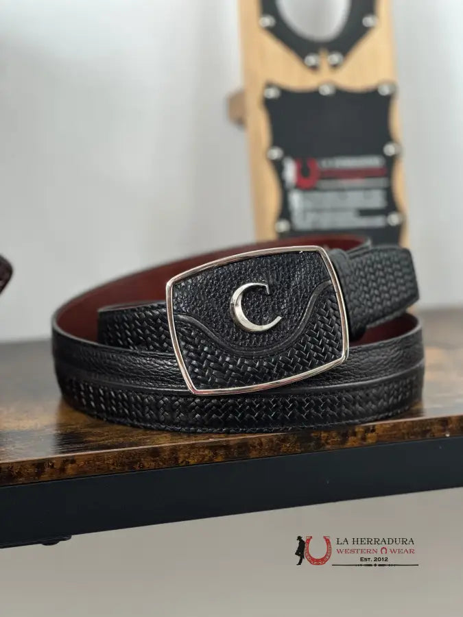 Cuadra Belt Santana Black Cinturones Hombres