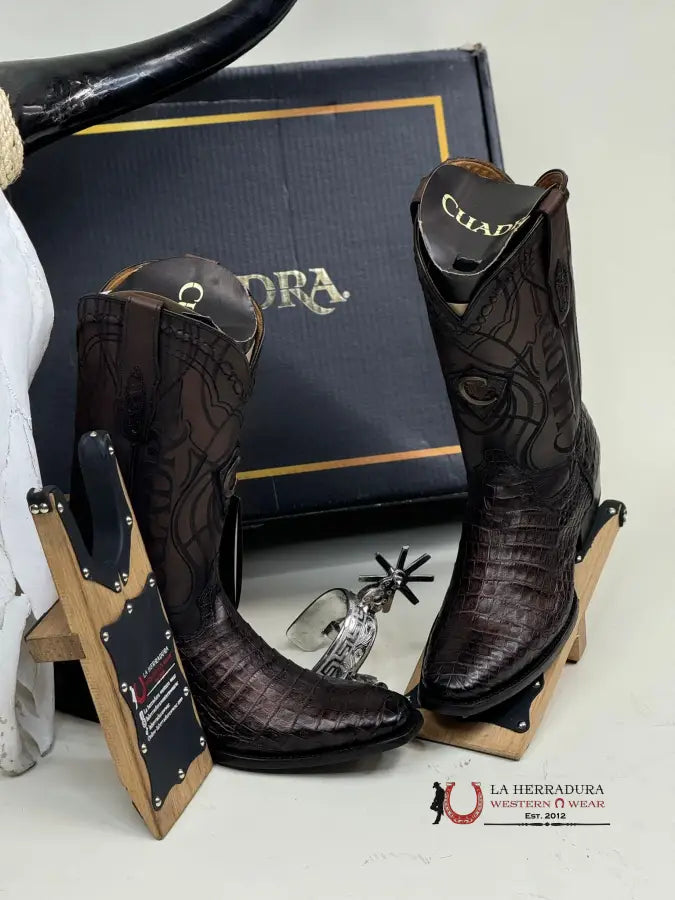 Cuadra Boot Fuscus Belly Paris Brown French Toe Botas Hombres