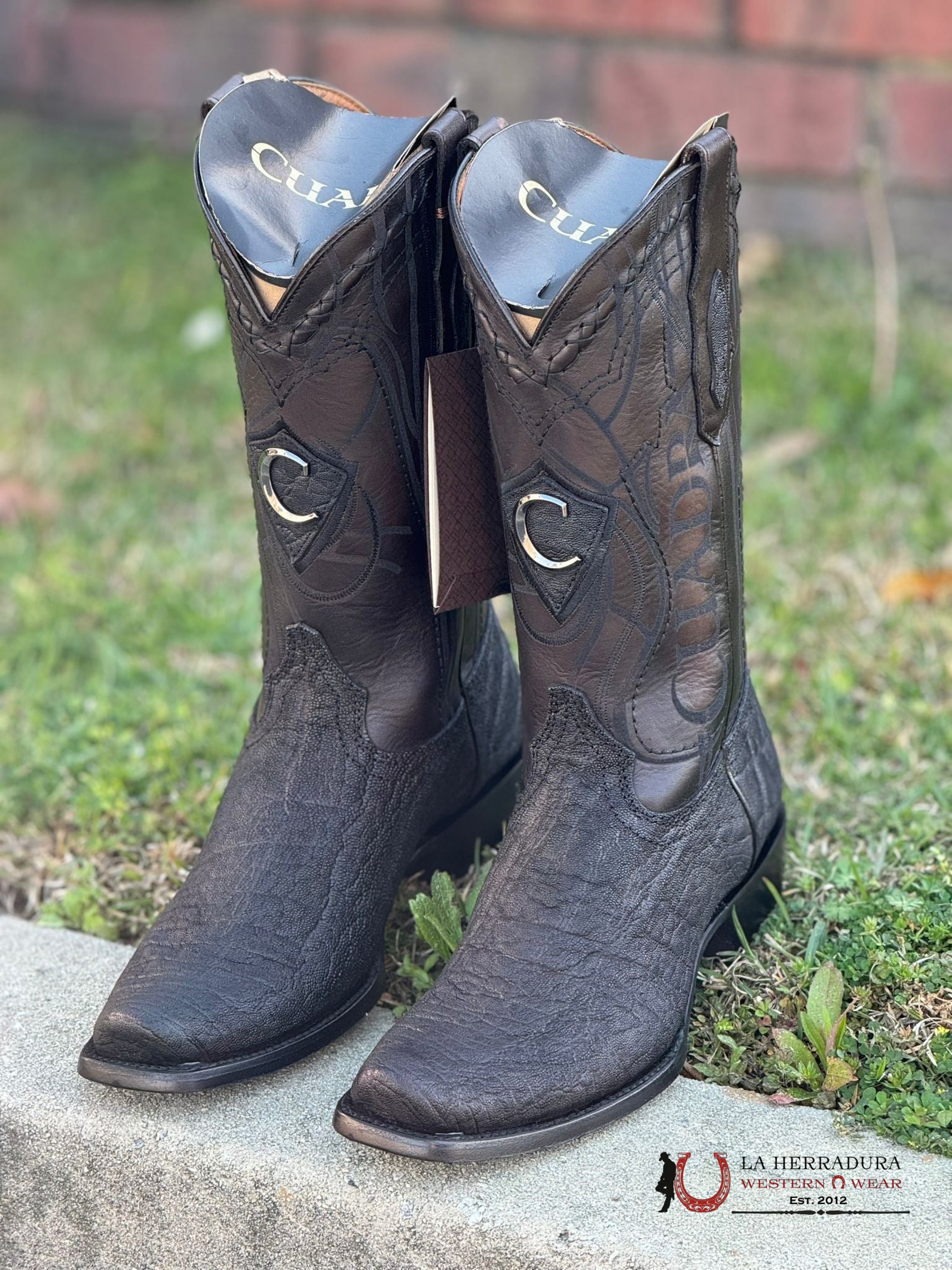 Cuadra Boots Elephant Black Elefante Botas Hombres