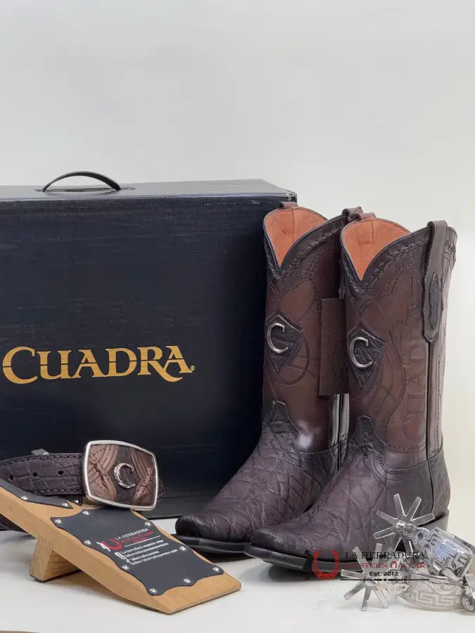 Cuadra Boots Elephant Laser Narrow Toe Botas Hombres