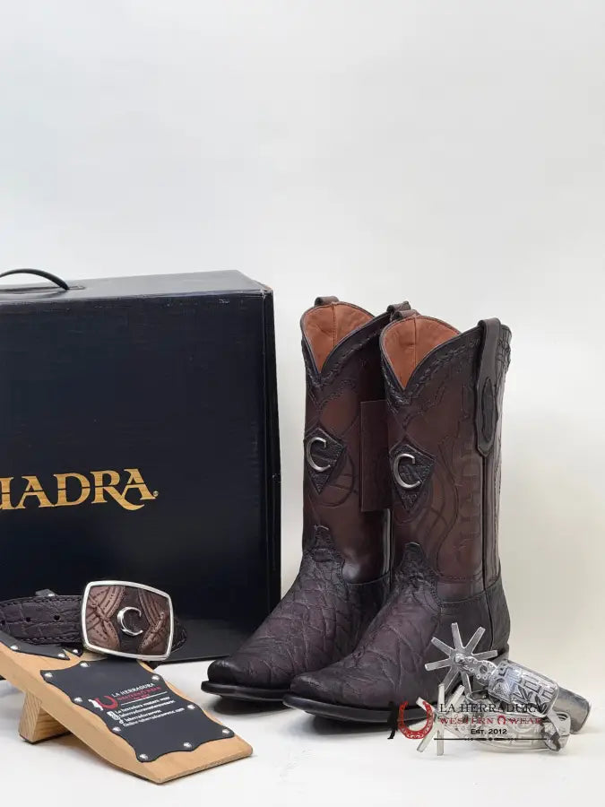 Cuadra Boots Elephant Laser Narrow Toe Botas Hombres