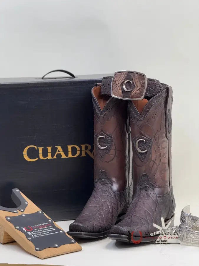 Cuadra Boots Elephant Laser Narrow Toe Botas Hombres