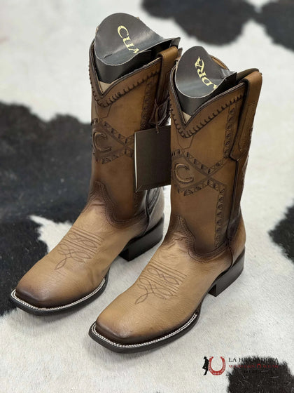 BOTAS CUADRA TEJIDA FUSCUS COLA NEGRO