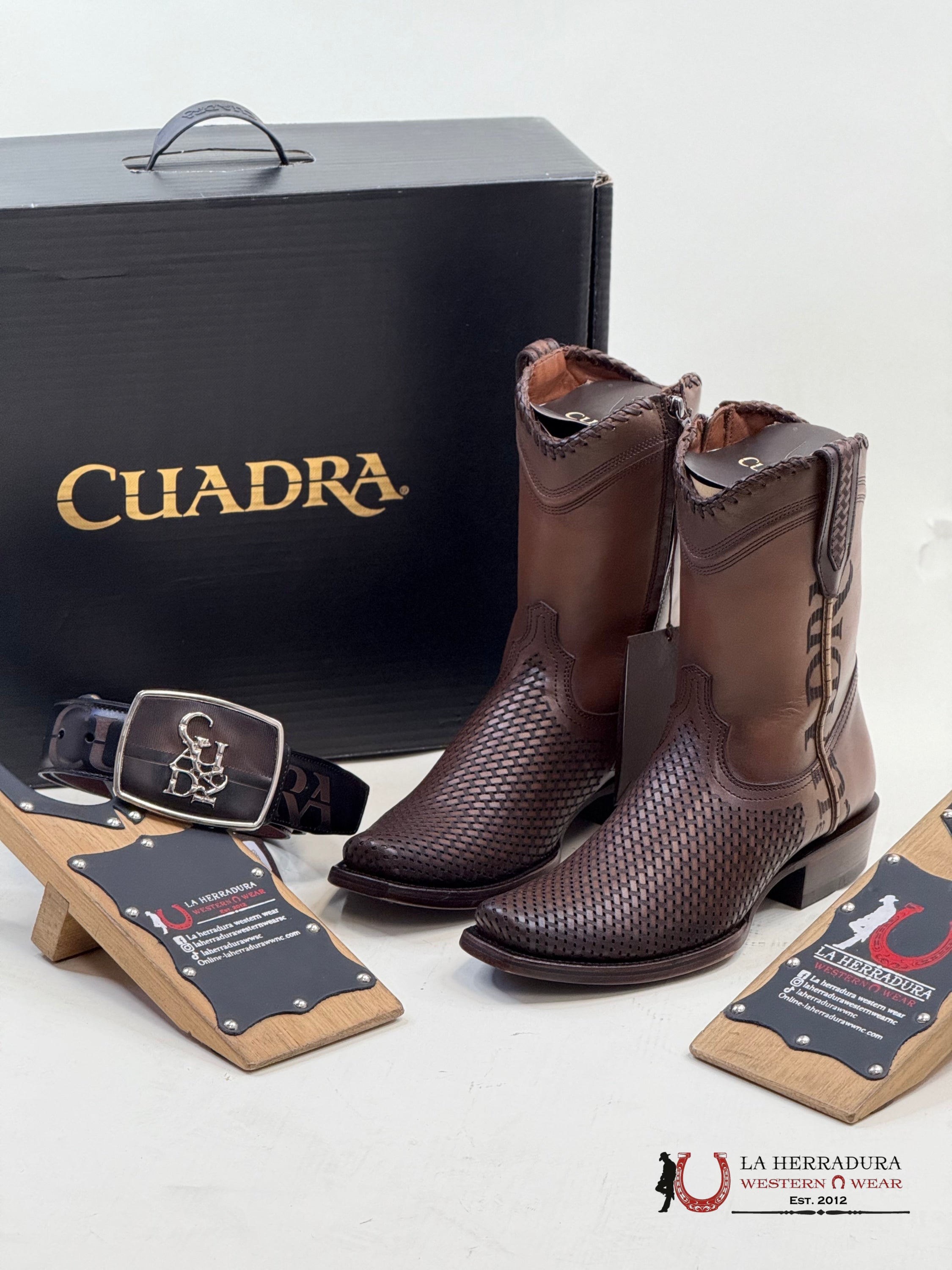 Cuadra Bota De Res Crust Denver Cafe Botas Hombres