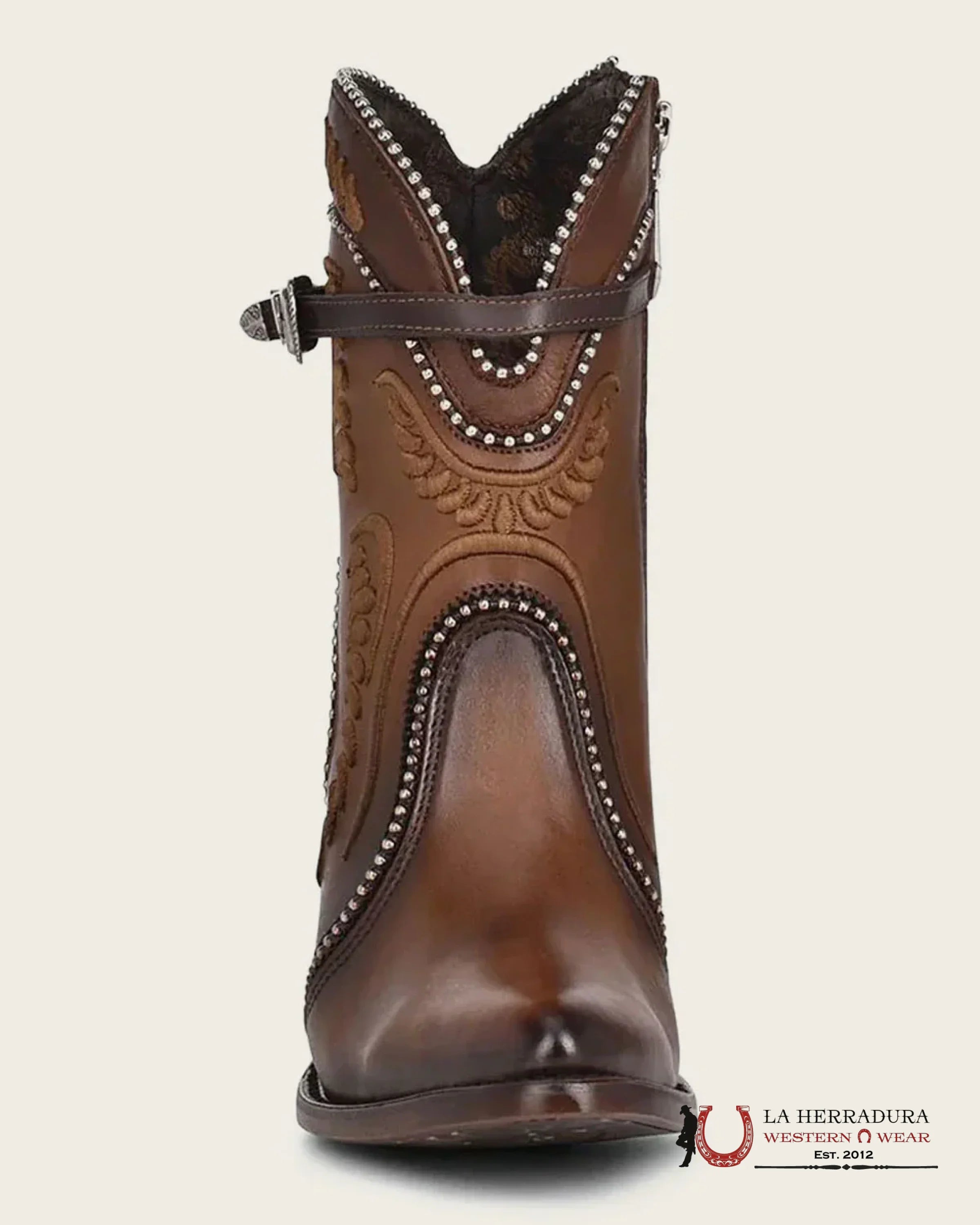 Cuadra Botín De Res Aztec Maple Round Toe - 3F59RS BOTAS MUJERES