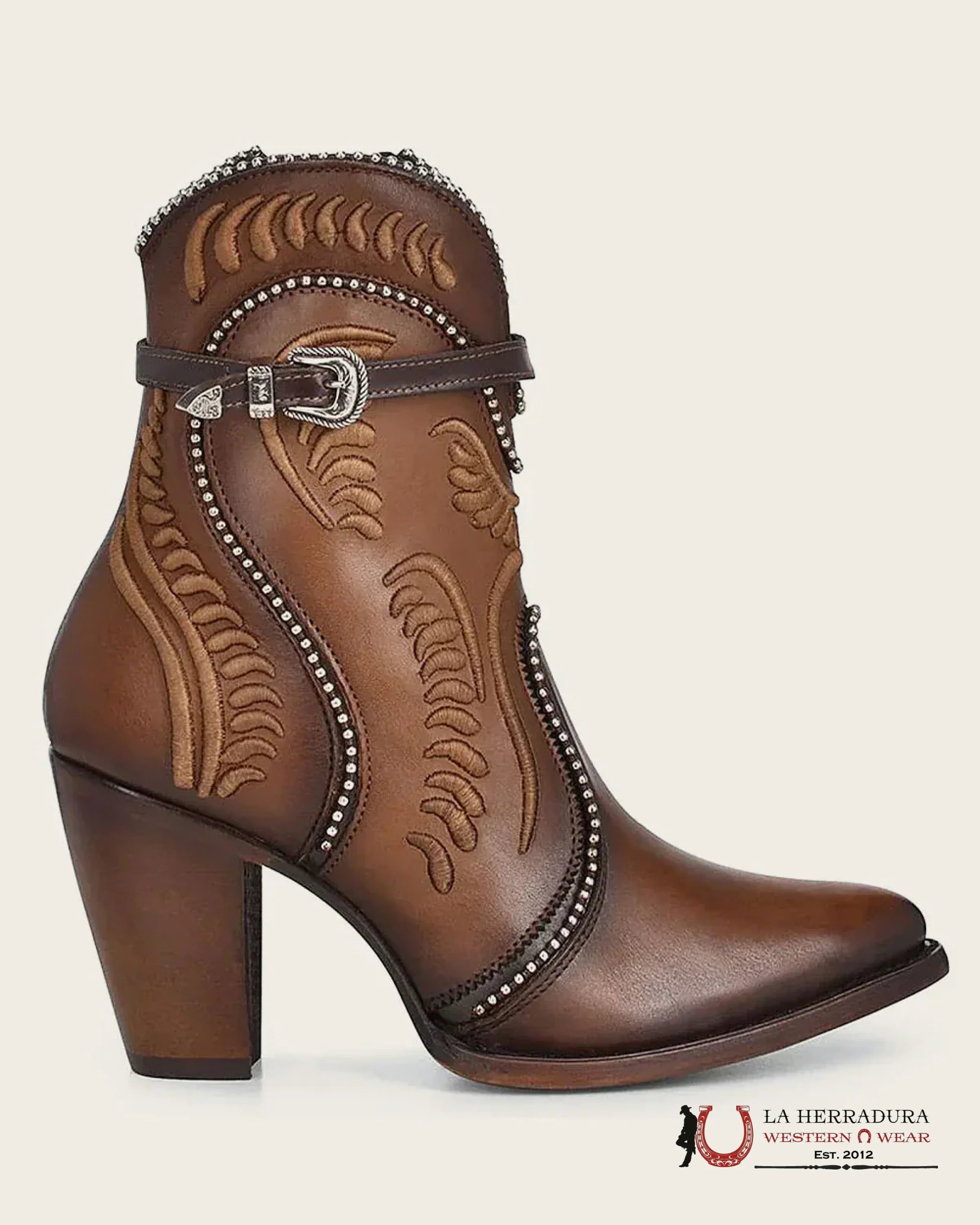 Cuadra Botín De Res Aztec Maple Round Toe - 3F59RS BOTAS MUJERES
