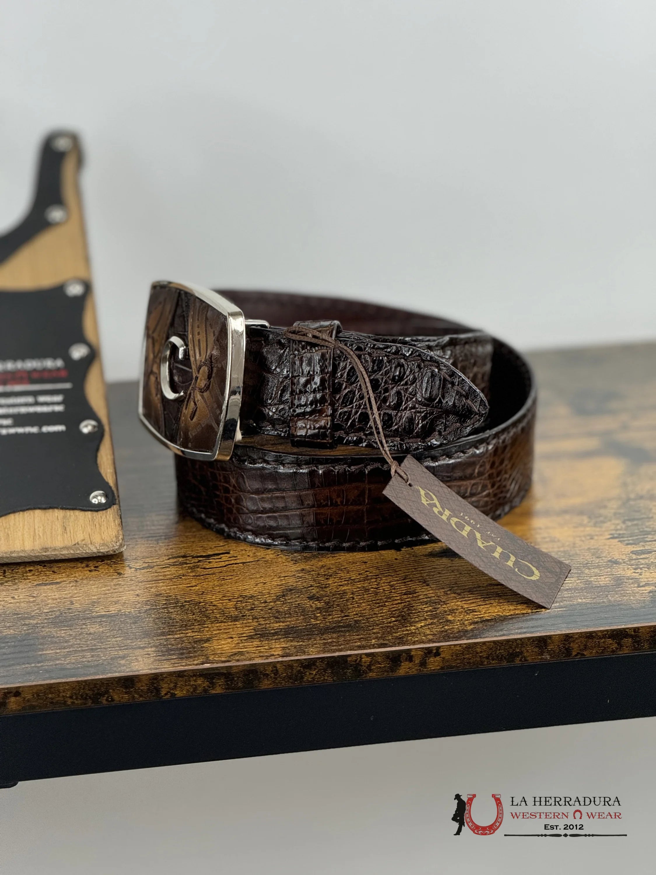 Cuadra Caiman Complete Atlantis Cafe Belt Cinturones Hombres