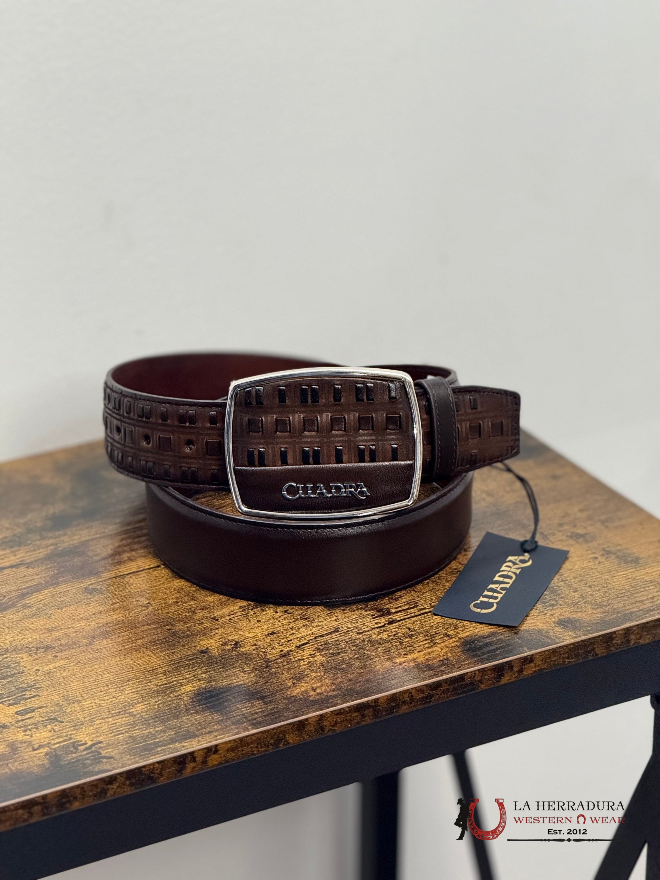 CUADRA Cinto De Res Aztecs Miel BC401 CINTURONES HOMBRES