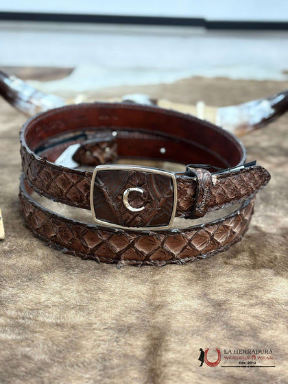 CUADRA ARAPAIMA BELT CHOCOLATE BC390