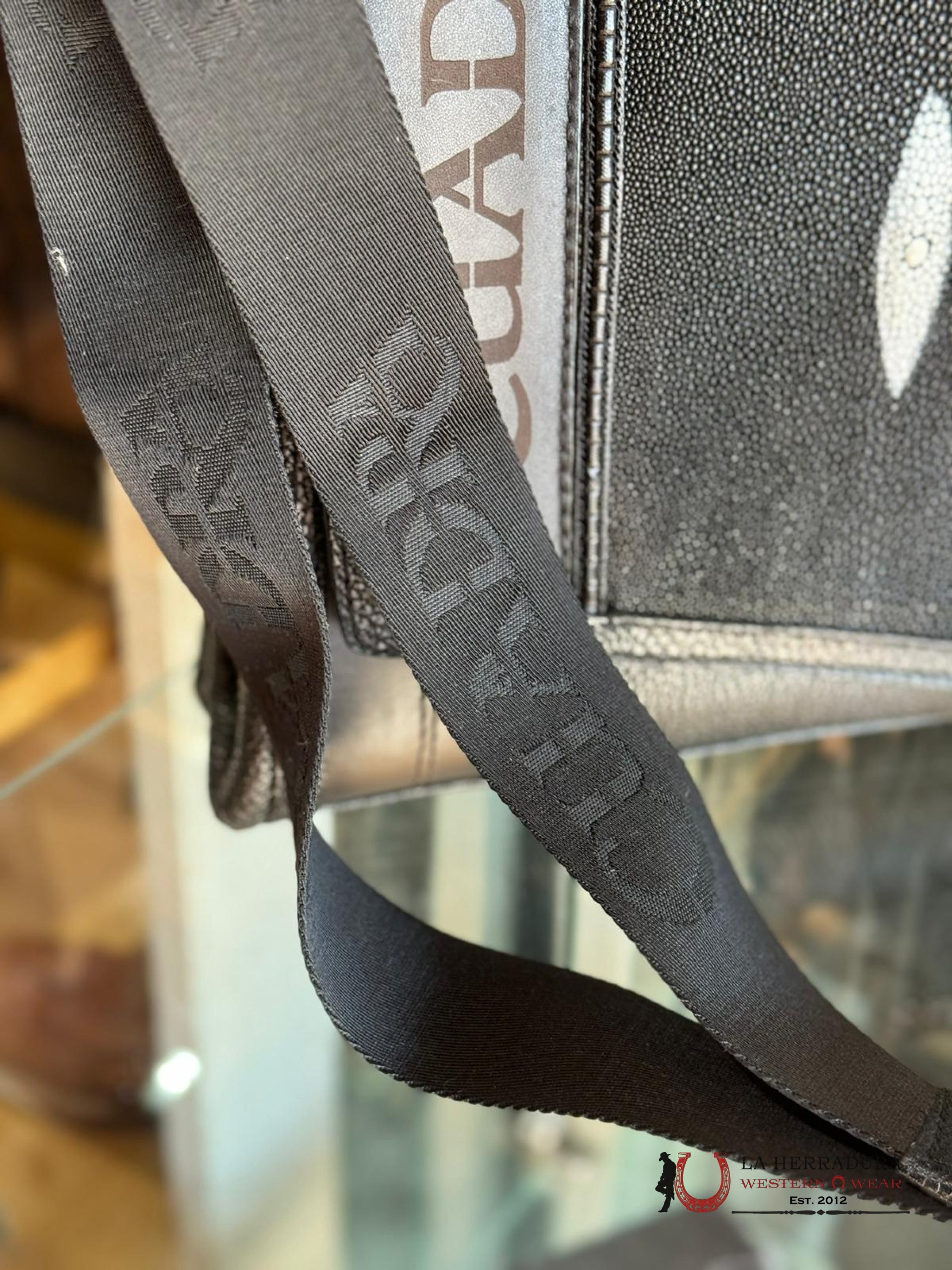 Cuadra Cross Body Bolsa De Mantarraya Ropa Mujeres