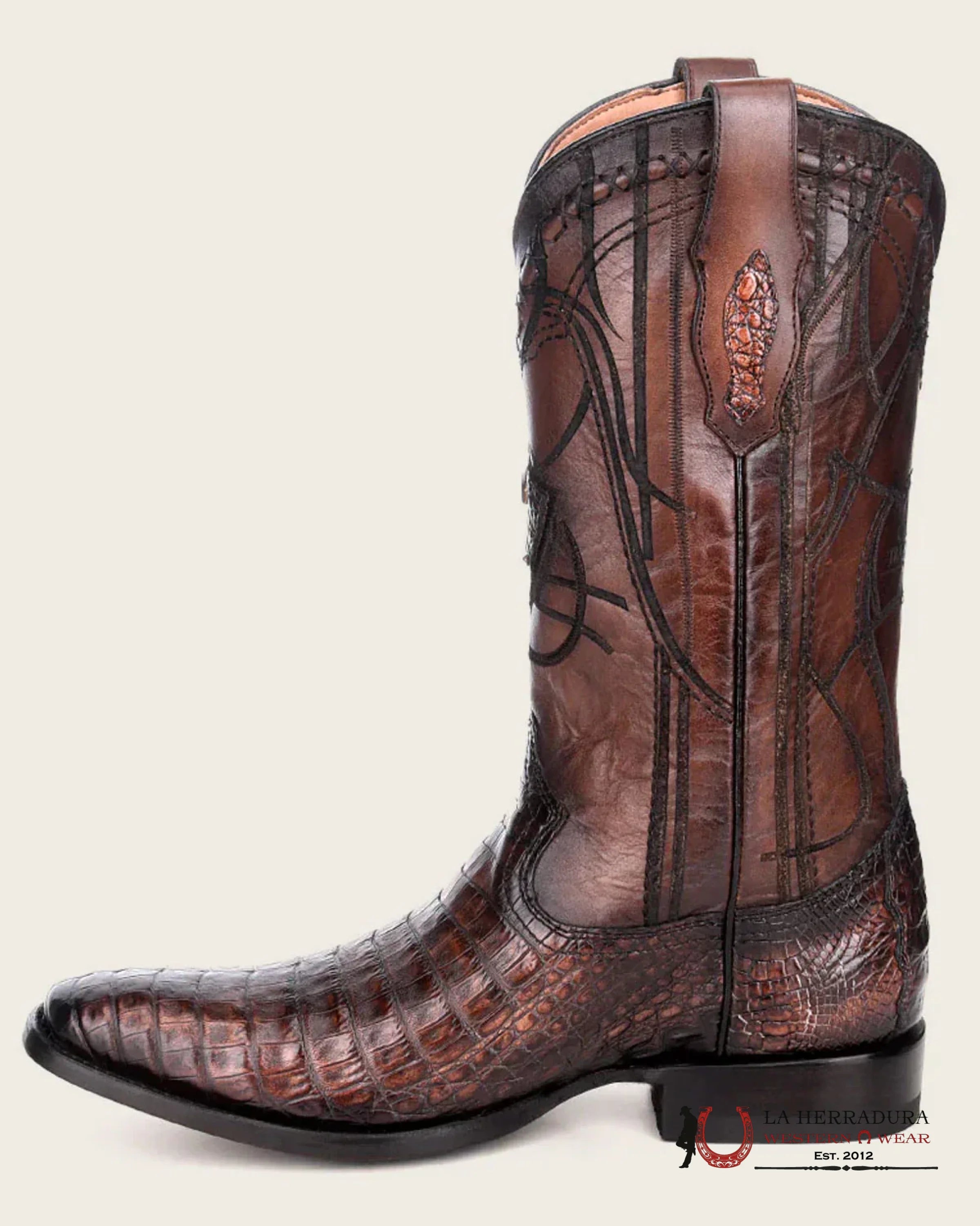 CUADRA BOOT FUSCUS BELLY PARIS BROWN FRENCH TOE CU376 BOTAS HOMBRES