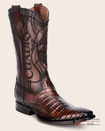 BOTAS CUADRA TEJIDA FUSCUS COLA NEGRO