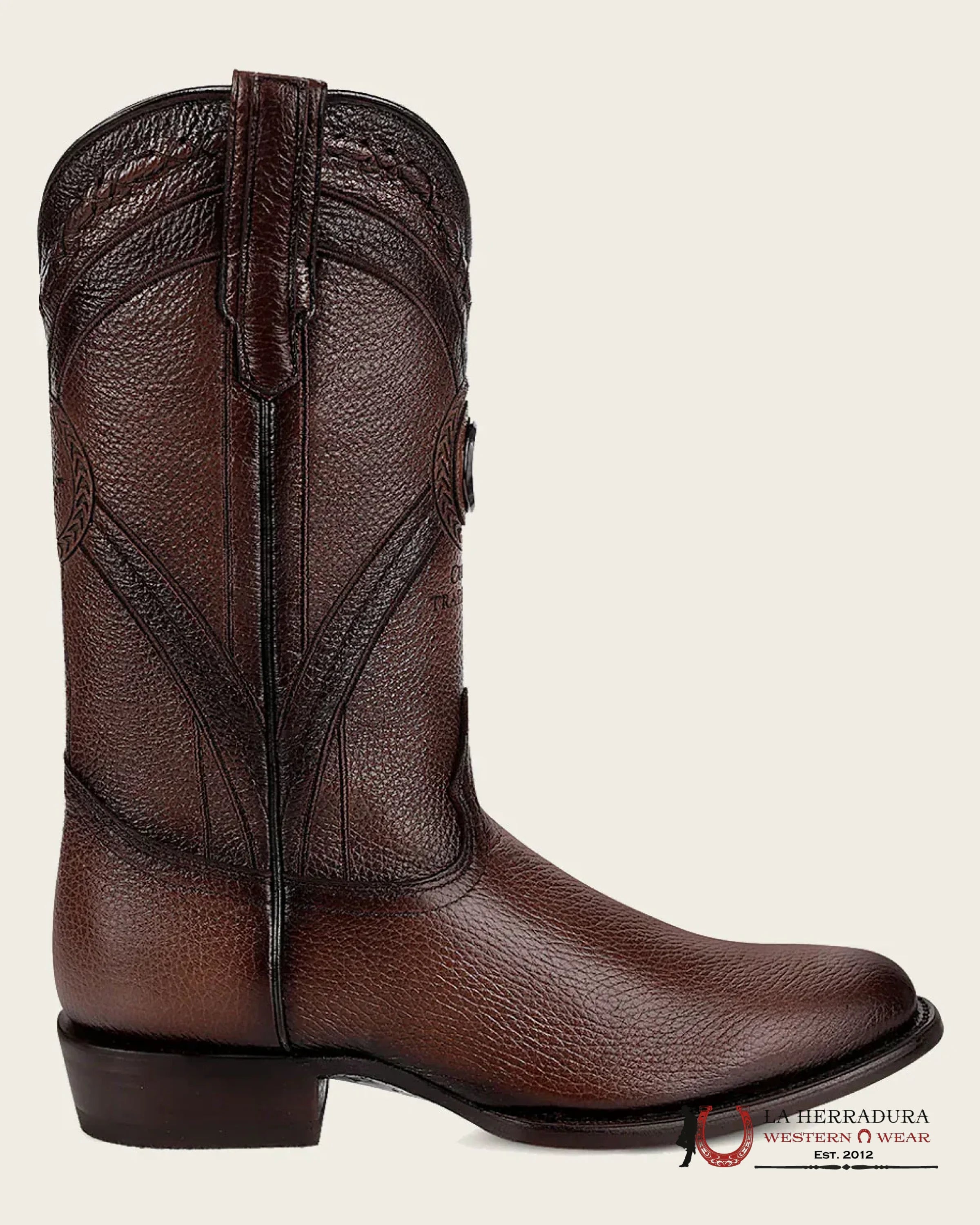CUADRA OVAL BOTA DE VENADO VARYO MIEL BOTAS HOMBRES