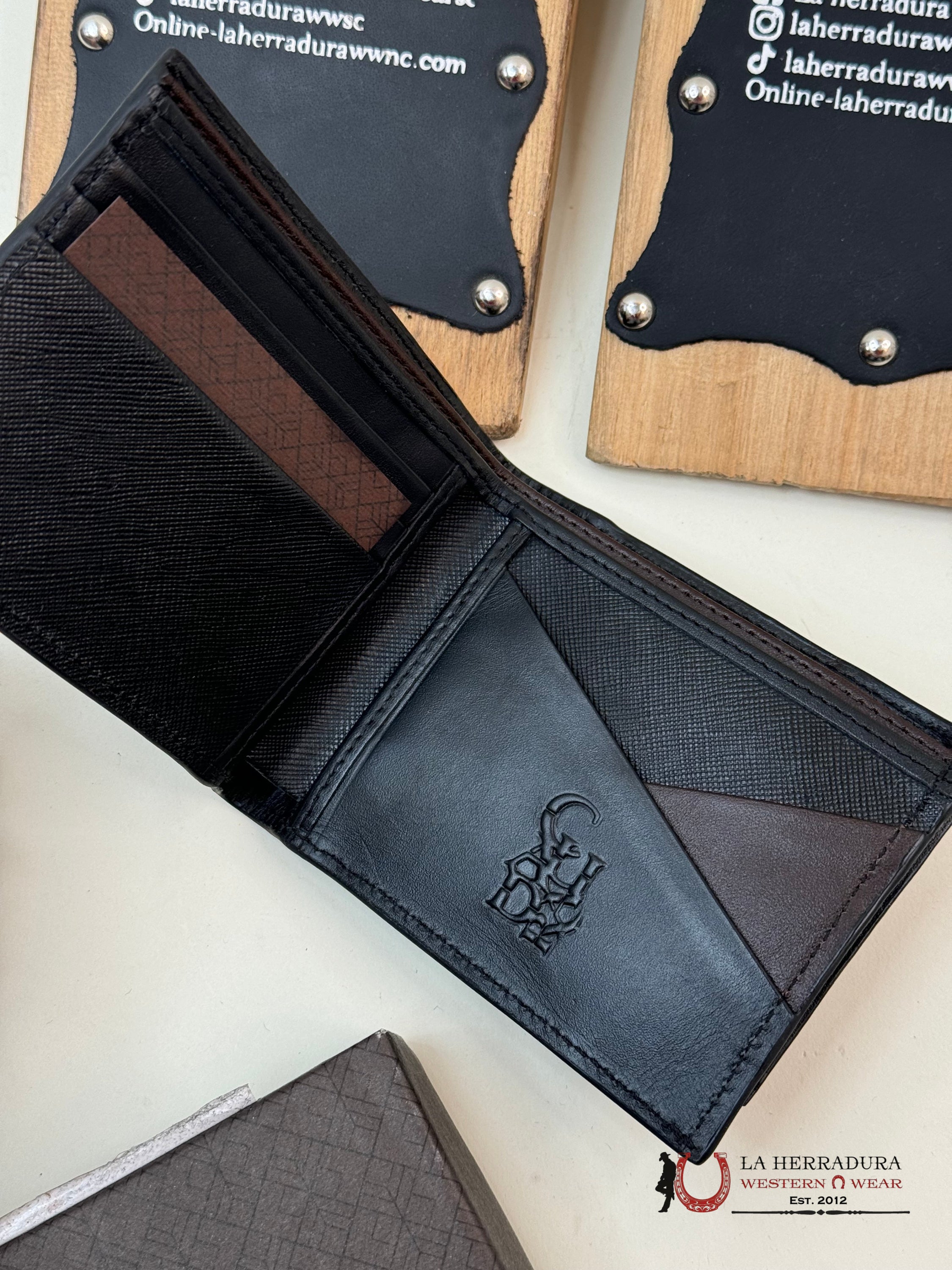 Cuadra Exotic Caiman Black Wallet Accesorios