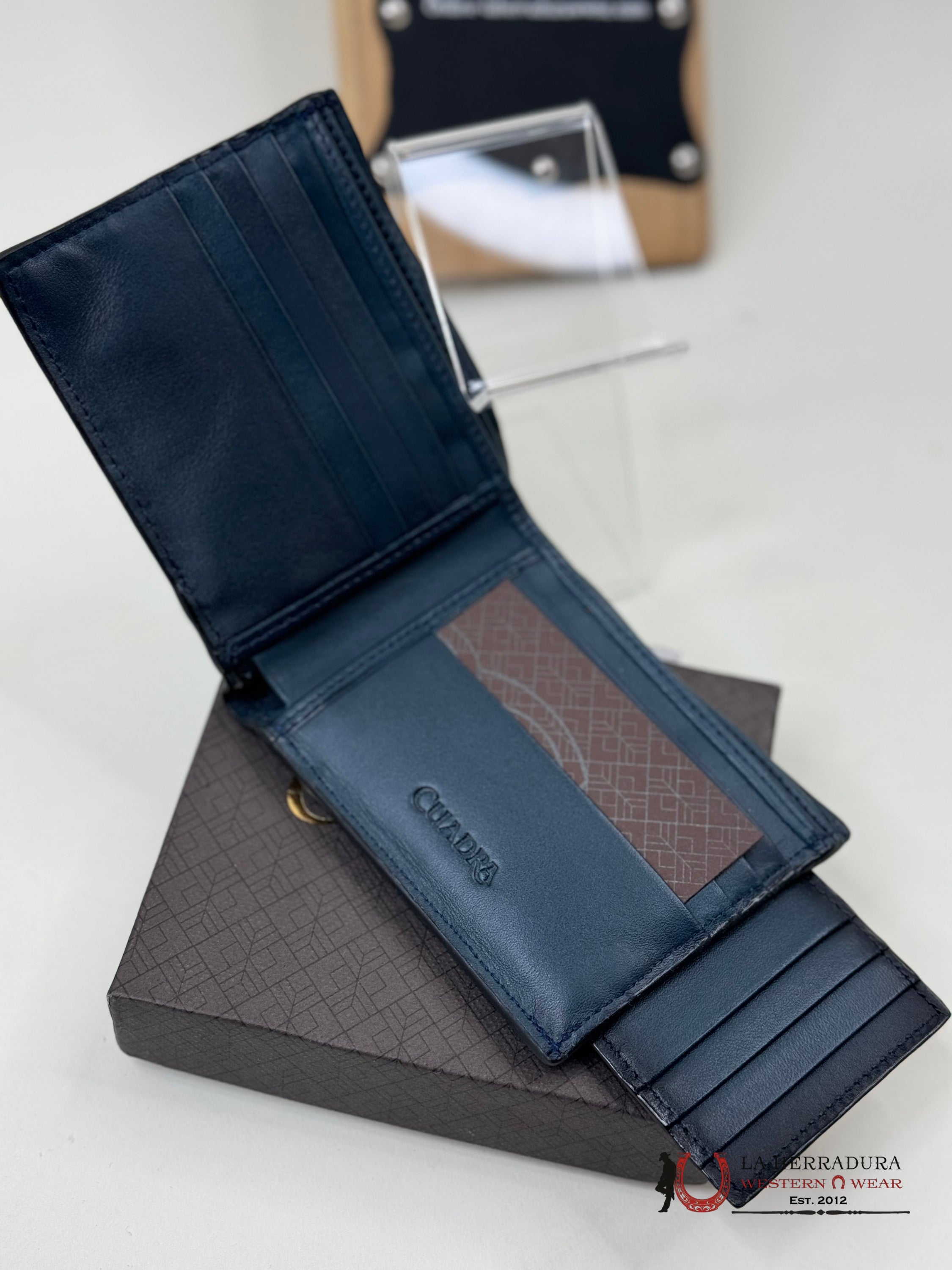 Cuadra Exotic Elephant Black Wallet Accesorios