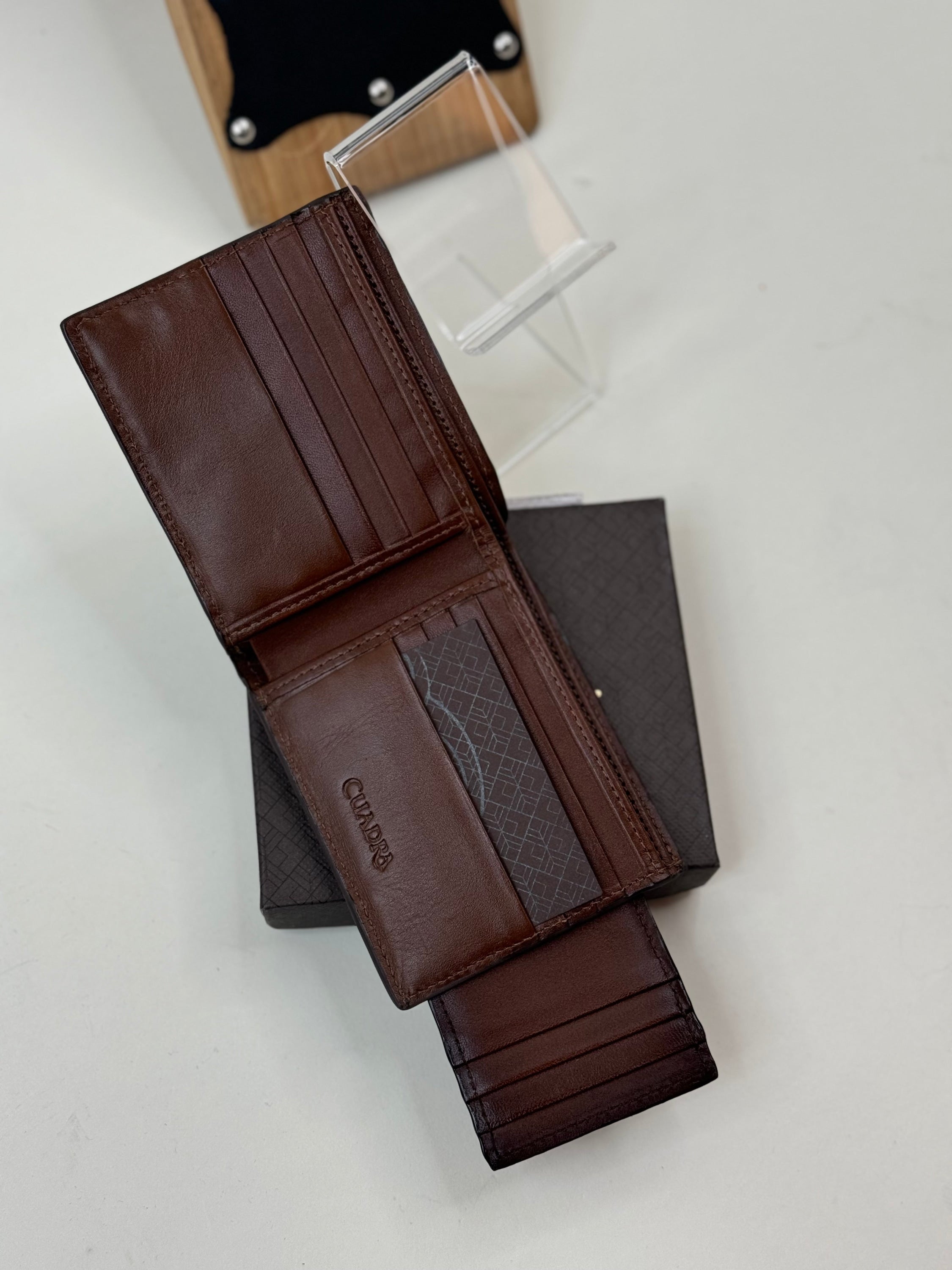 Cuadra Exotic Elephant Brown Wallet Accesorios