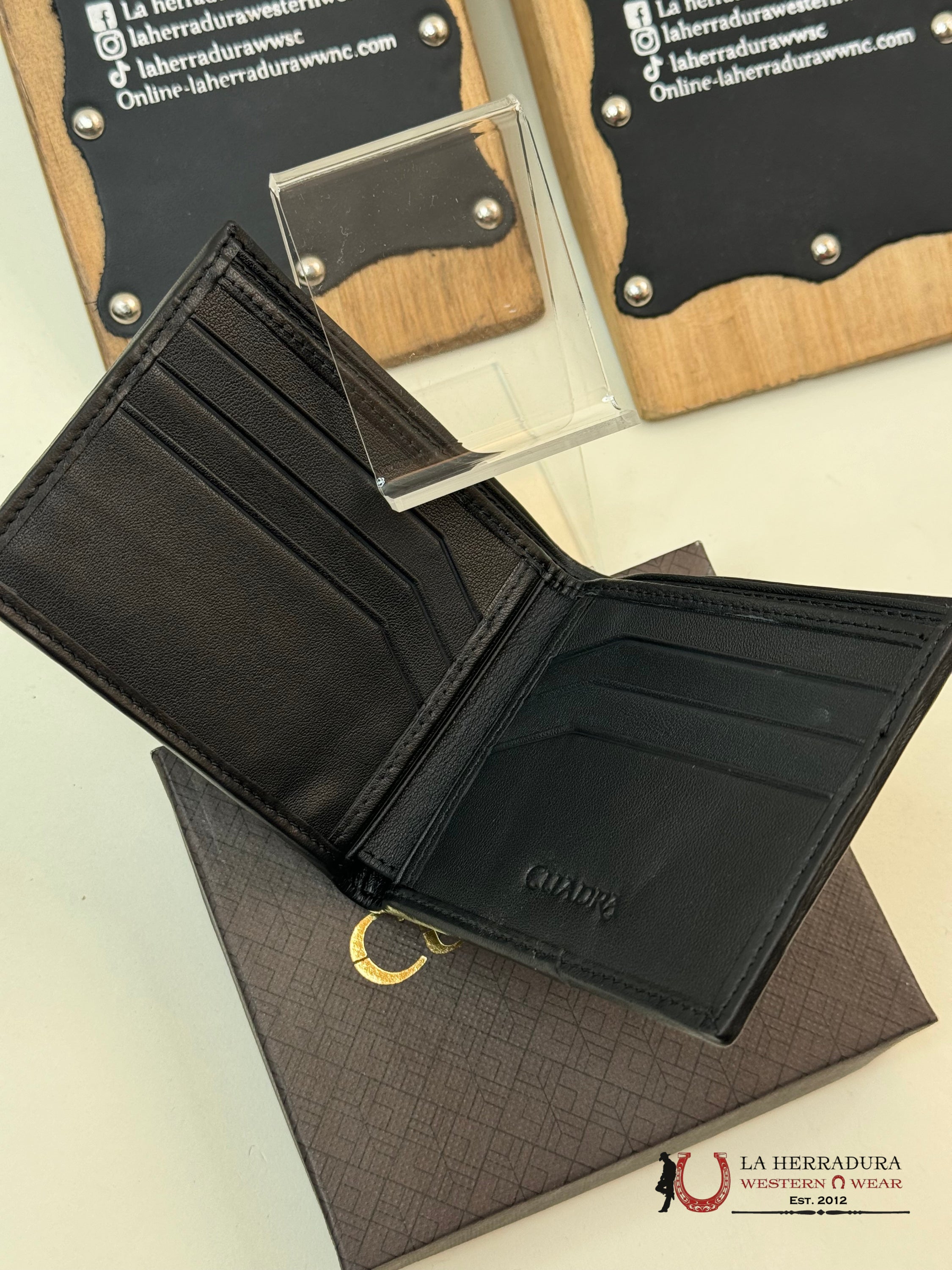 Cuadra Exotic Mantarraya Blac Walletk Accesorios