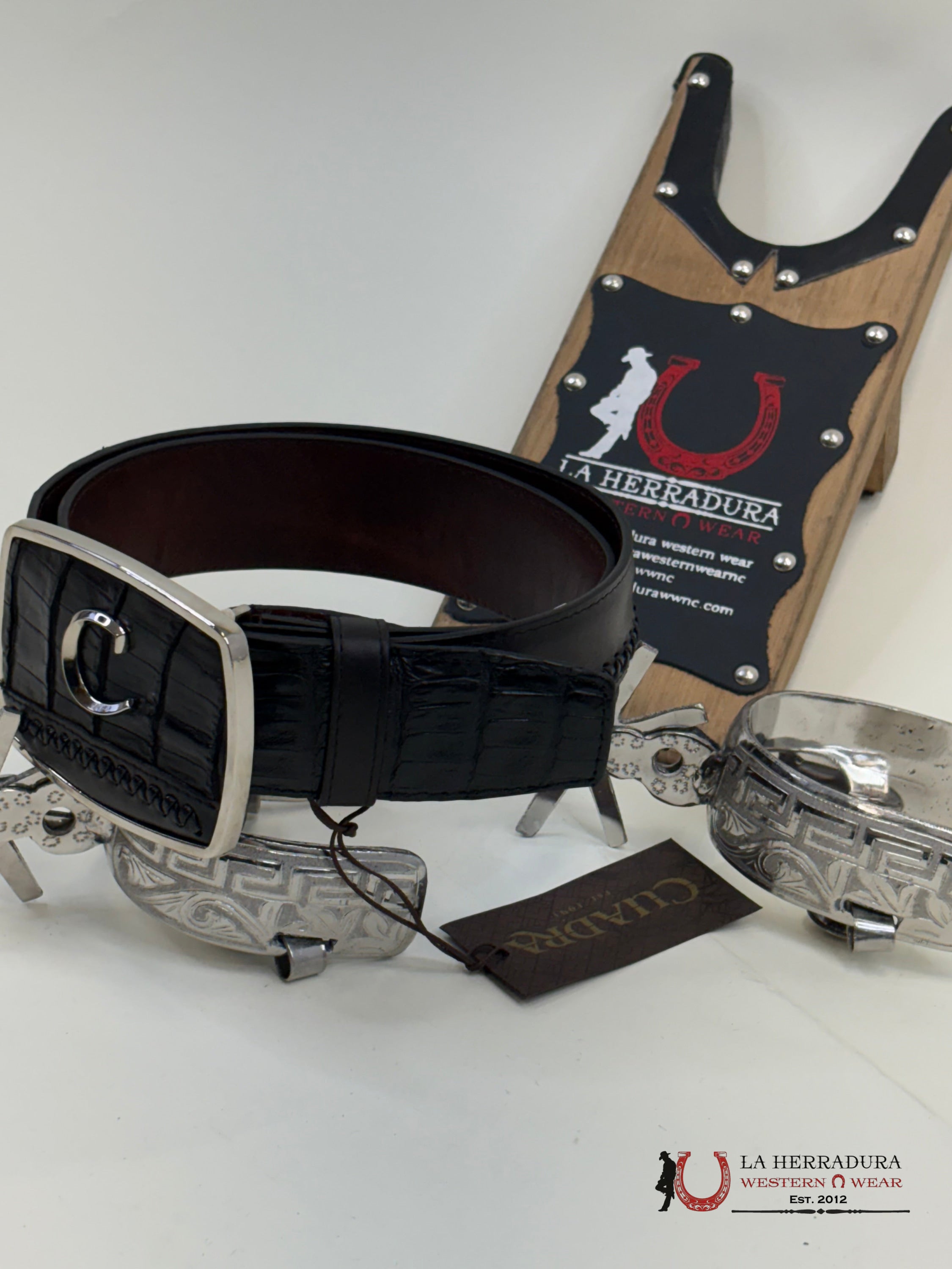 Cuadra Fucus Col Be Plung Caiman Belt Cinturones Hombres
