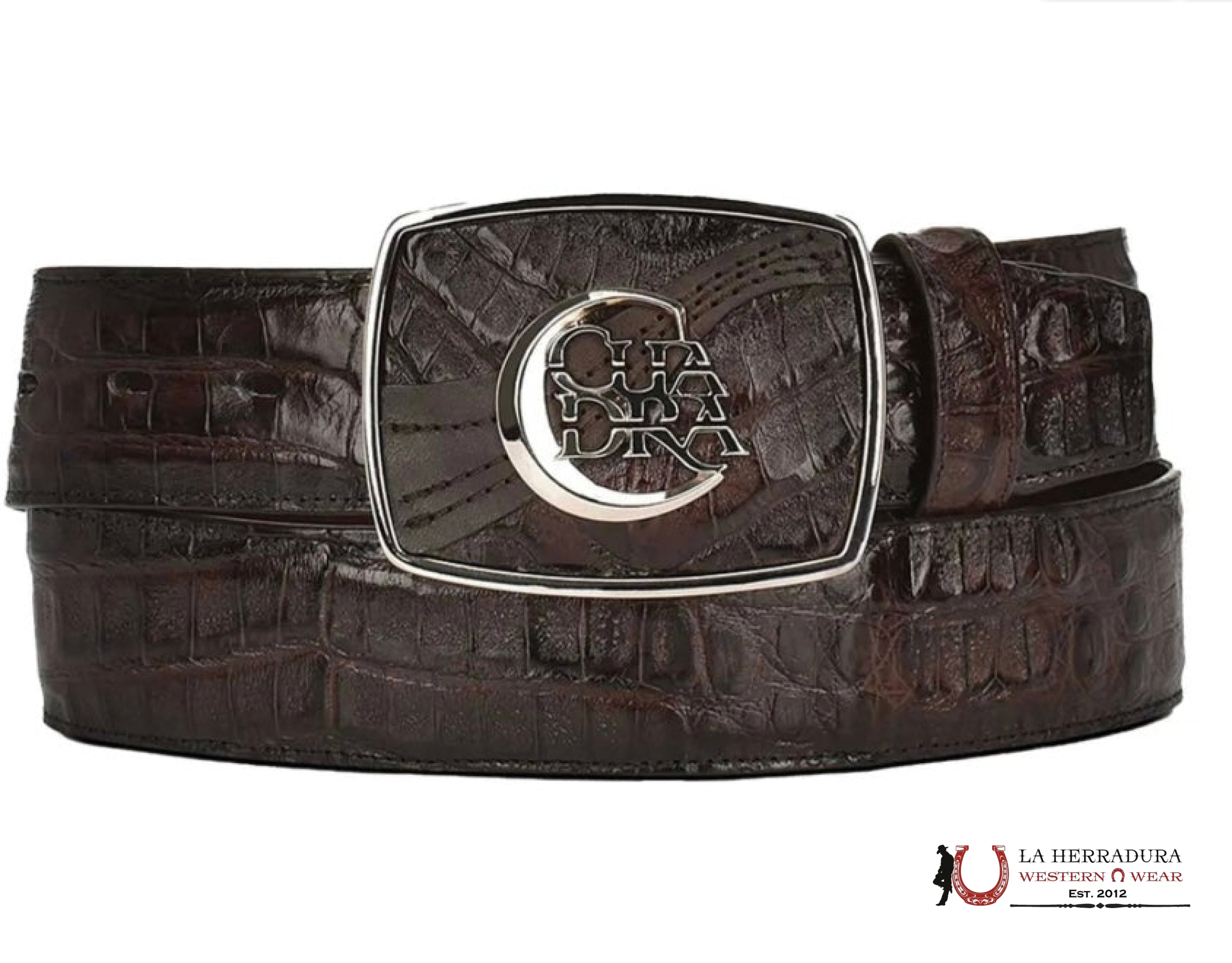 CUADRA FUSCUS LOM BEL ARAUC CH MN ARAUCO CHOCOLATE CAIMAN BC308 CINTURONES HOMBRES