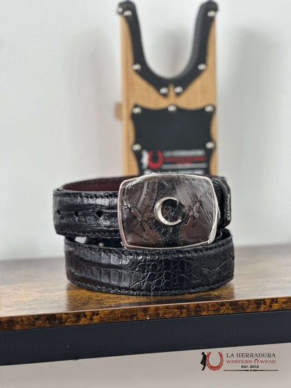 CUADRA FUSCUS LOMO BELLT BLACK COMPLETE BELT BC349