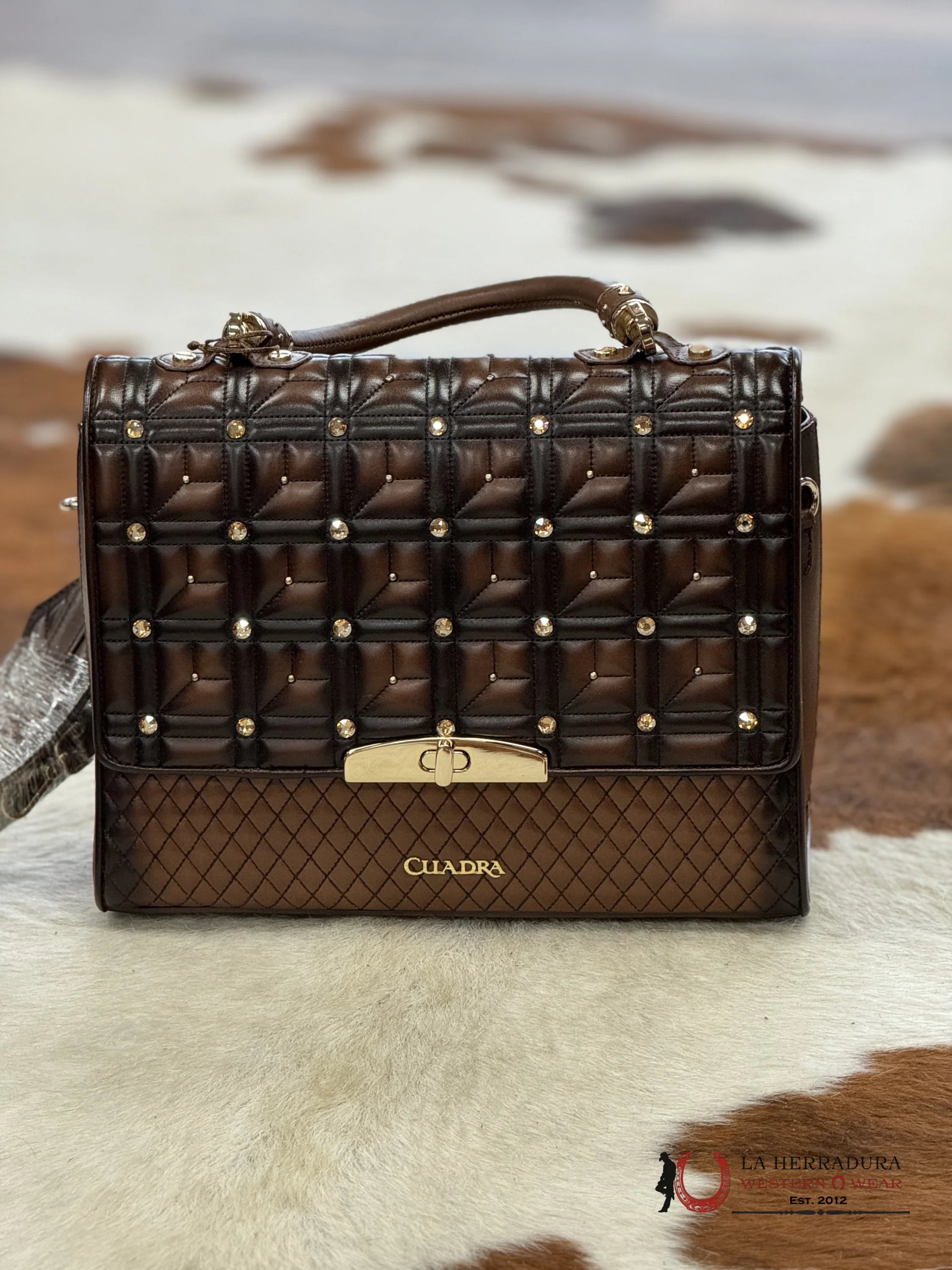 Cuadra Honey Hand Bag Res Azteca Miel Crystals Ropa Mujeres