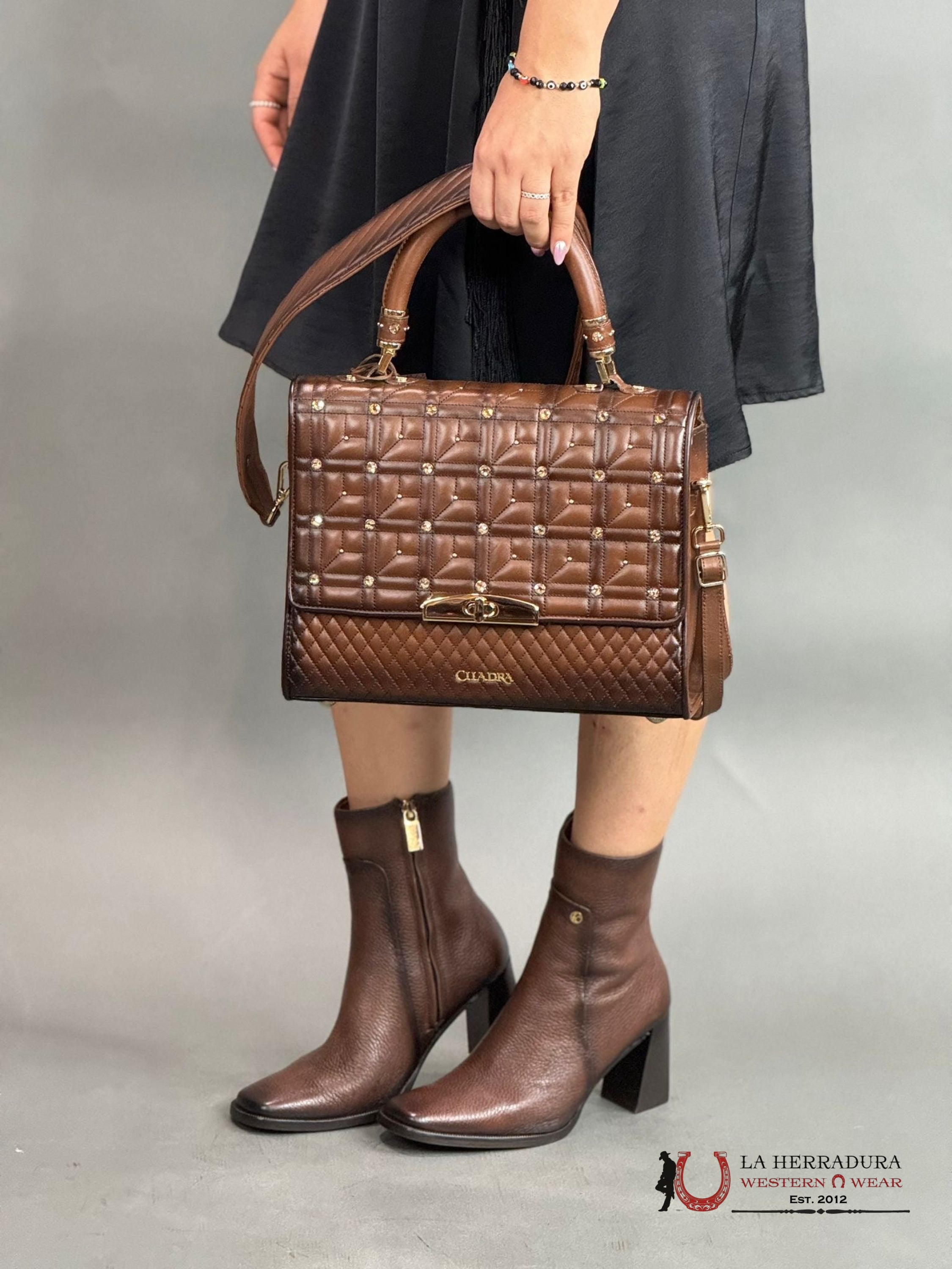 Cuadra Honey Hand Bag Res Azteca Miel Crystals Ropa Mujeres