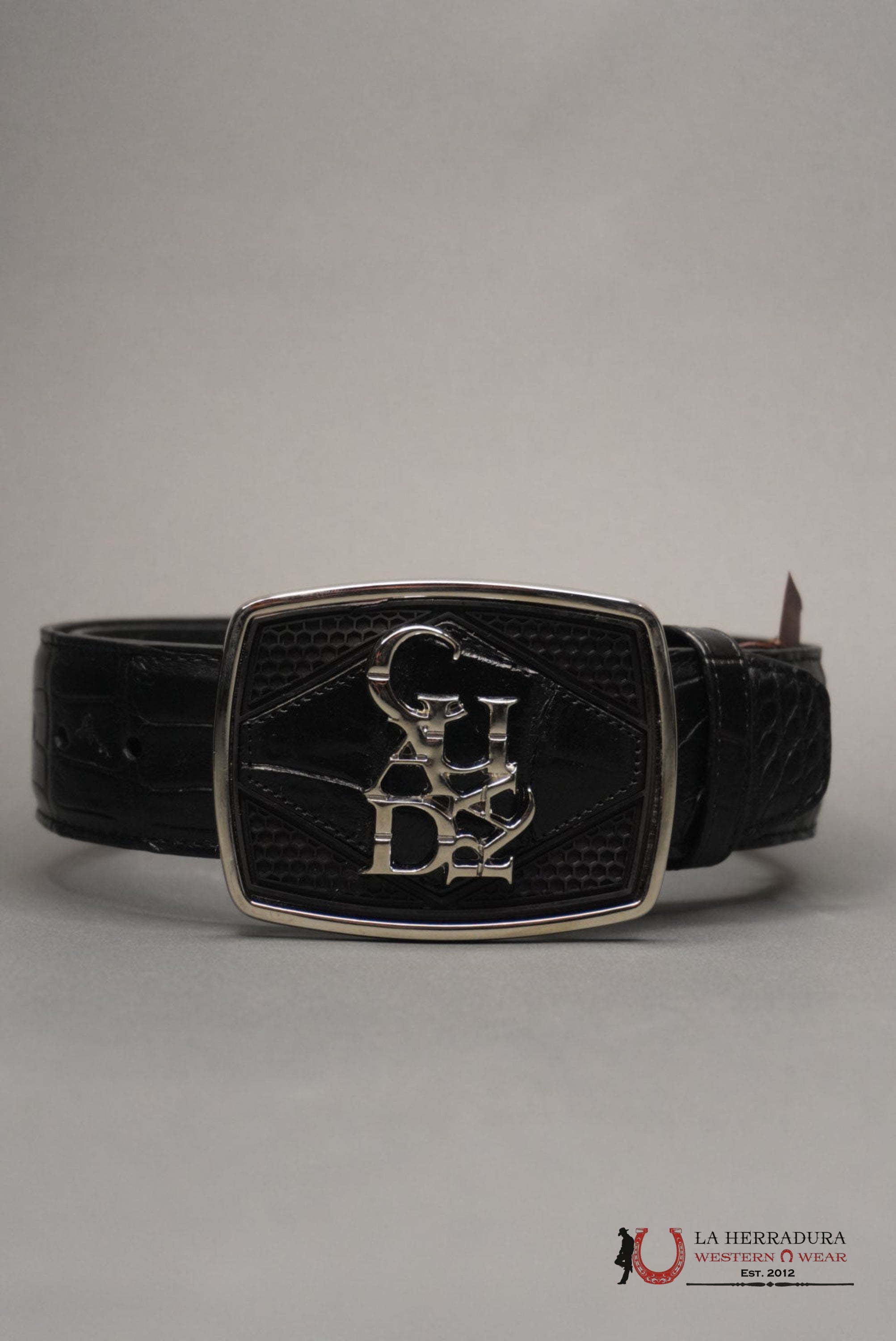 CUADRA IMPERIO BOOTS ALIGATOR/CAIMAN LIMITED EDITION BLACK SQUARE TOE (EE) BOTAS HOMBRES