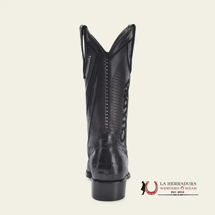 Cuadra Imperio Boots Aligator Limited Edition Black Narrow Botas Hombres