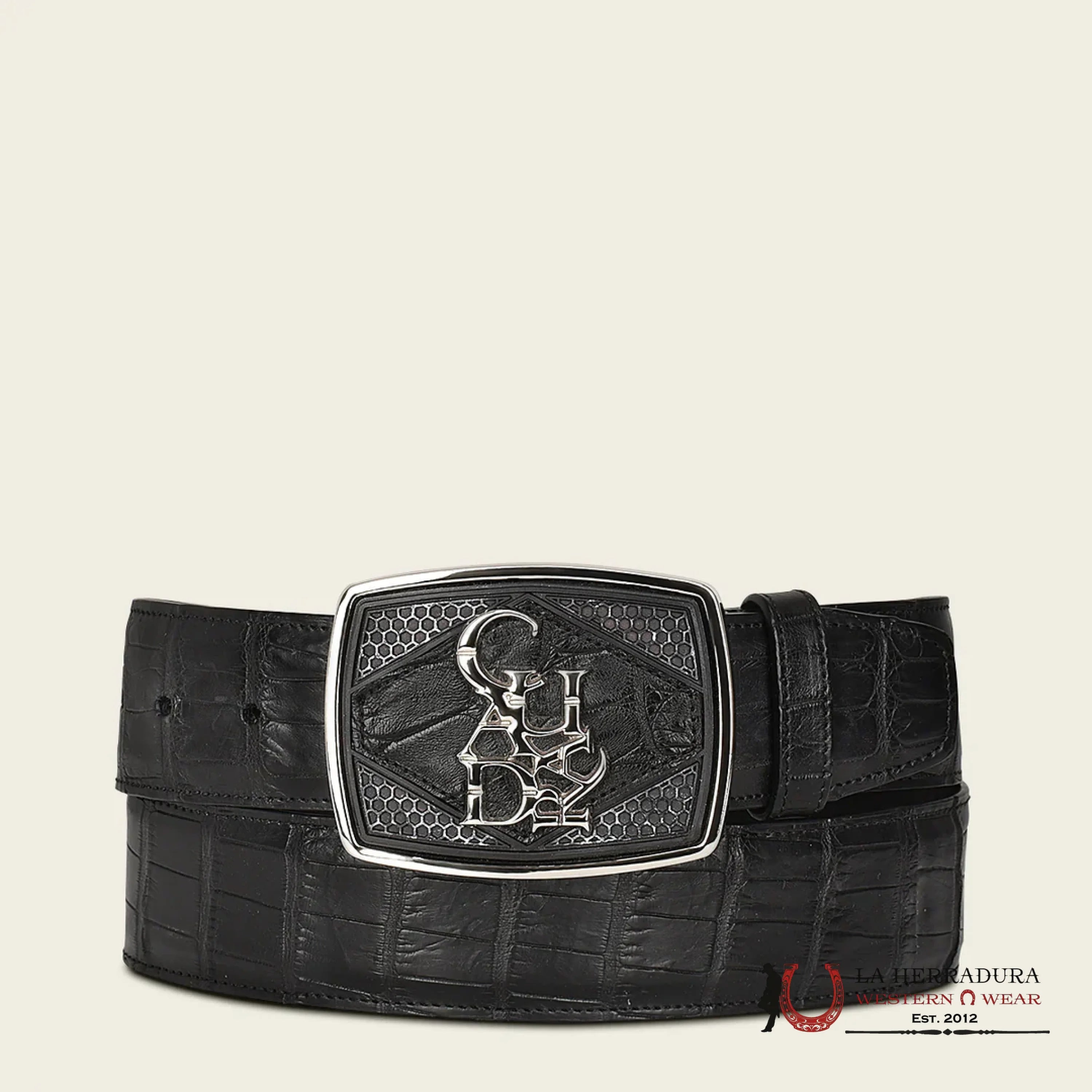 Cuadra Imperio Boots Aligator Limited Edition Black Narrow Botas Hombres