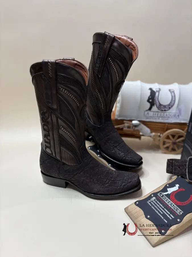 Cuadra Imperio Boots Elephant Limited Edition Brown Narrow Botas Hombres