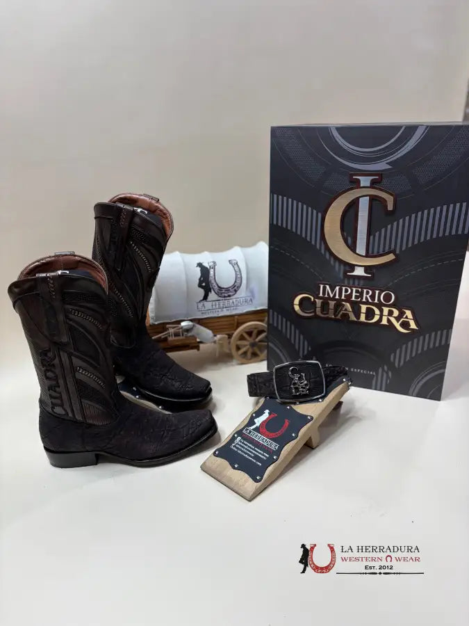 Cuadra Imperio Boots Elephant Limited Edition Brown Narrow Botas Hombres