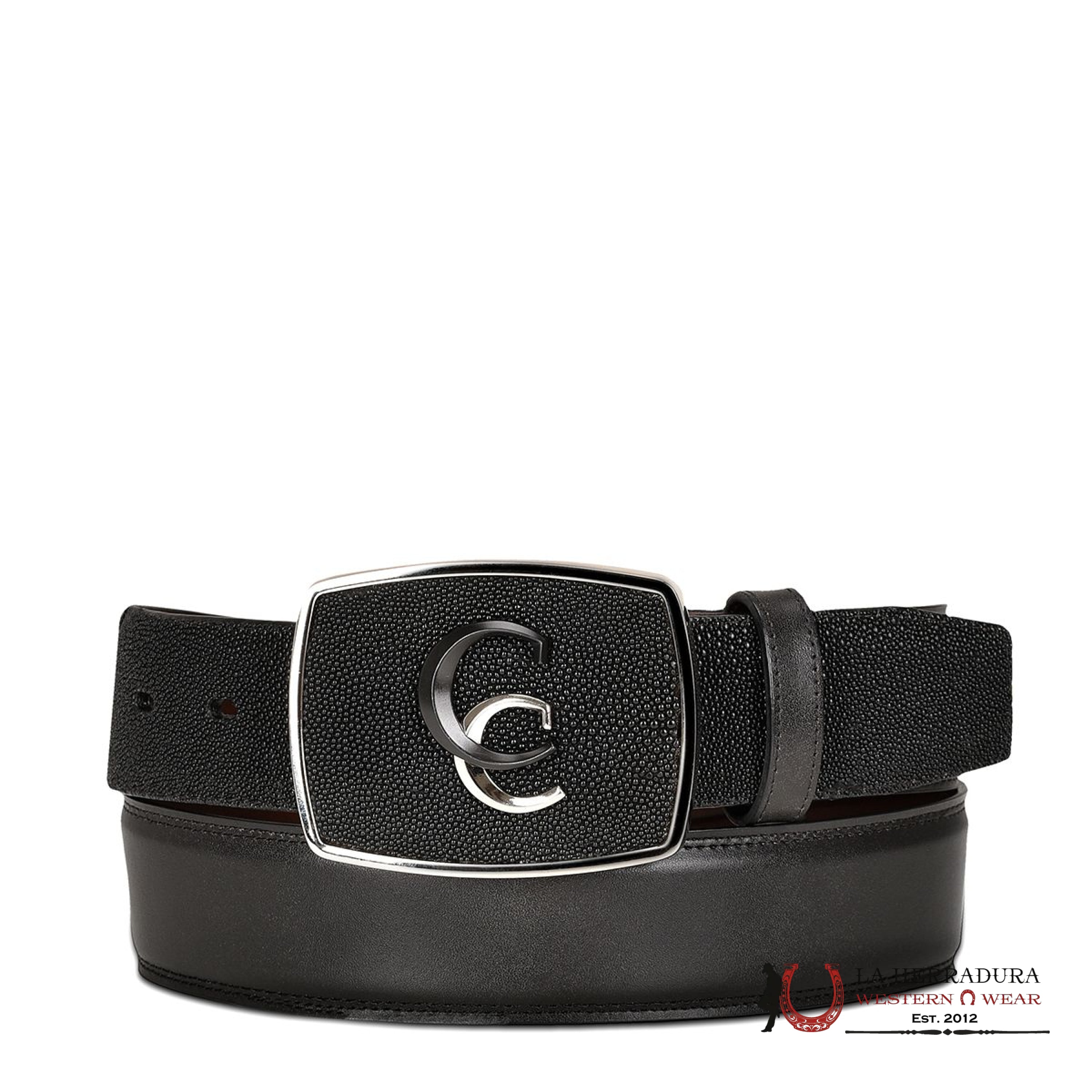 CUADRA MANTARRAYA NEGRO BELT BC315 CINTURONES HOMBRES